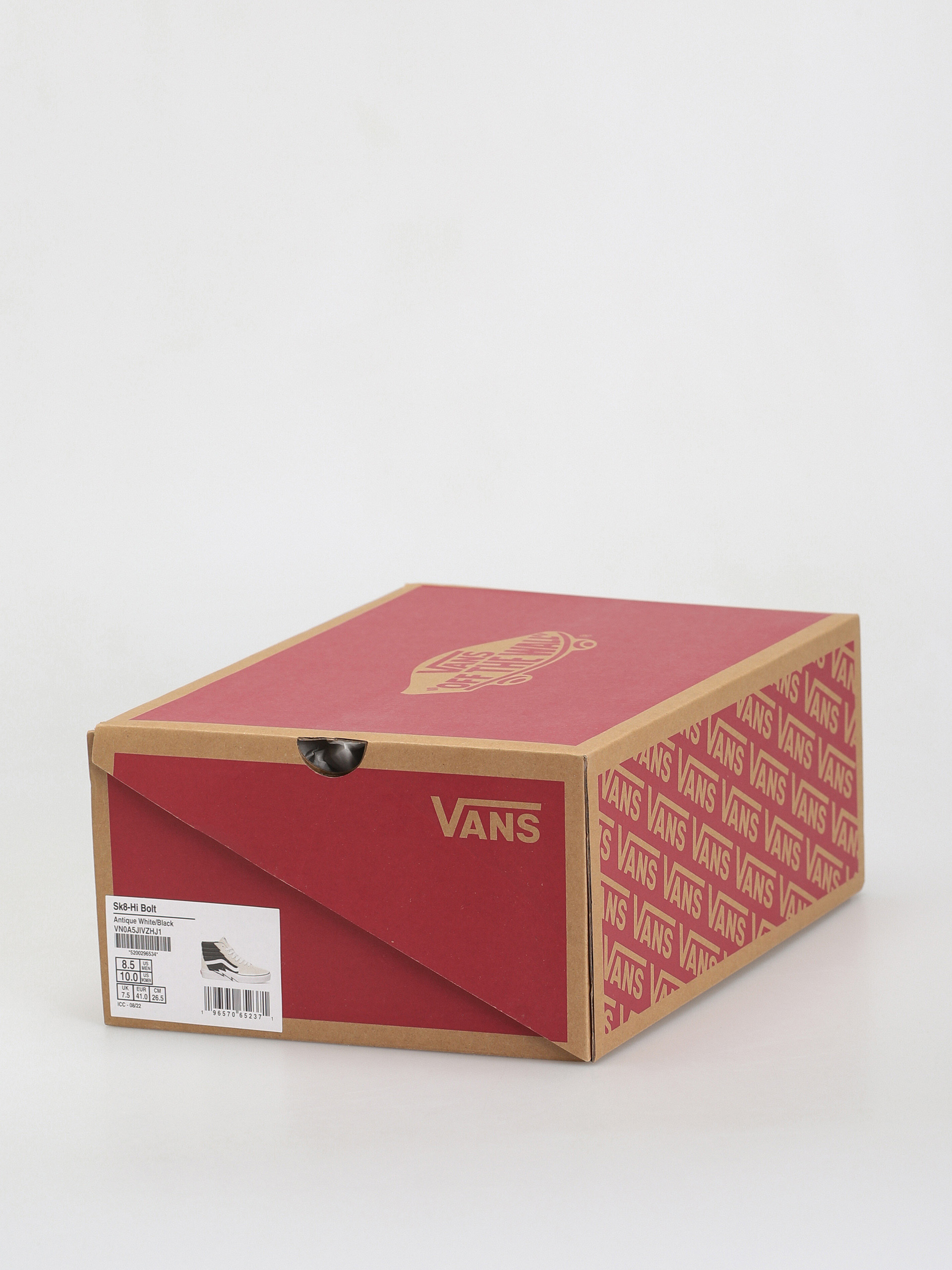 Vans Sk8 Hi Bolt Shoes (antique white/black)