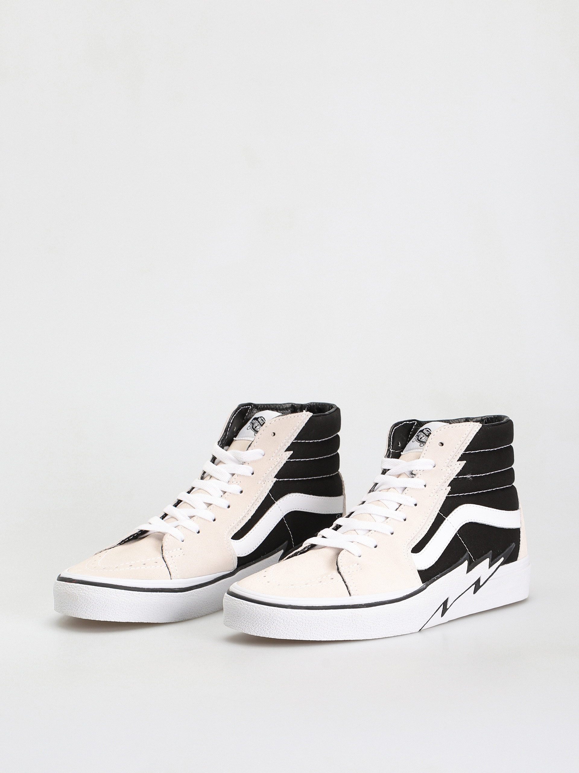 Vans Sk8 Hi Bolt Shoes (antique white/black)
