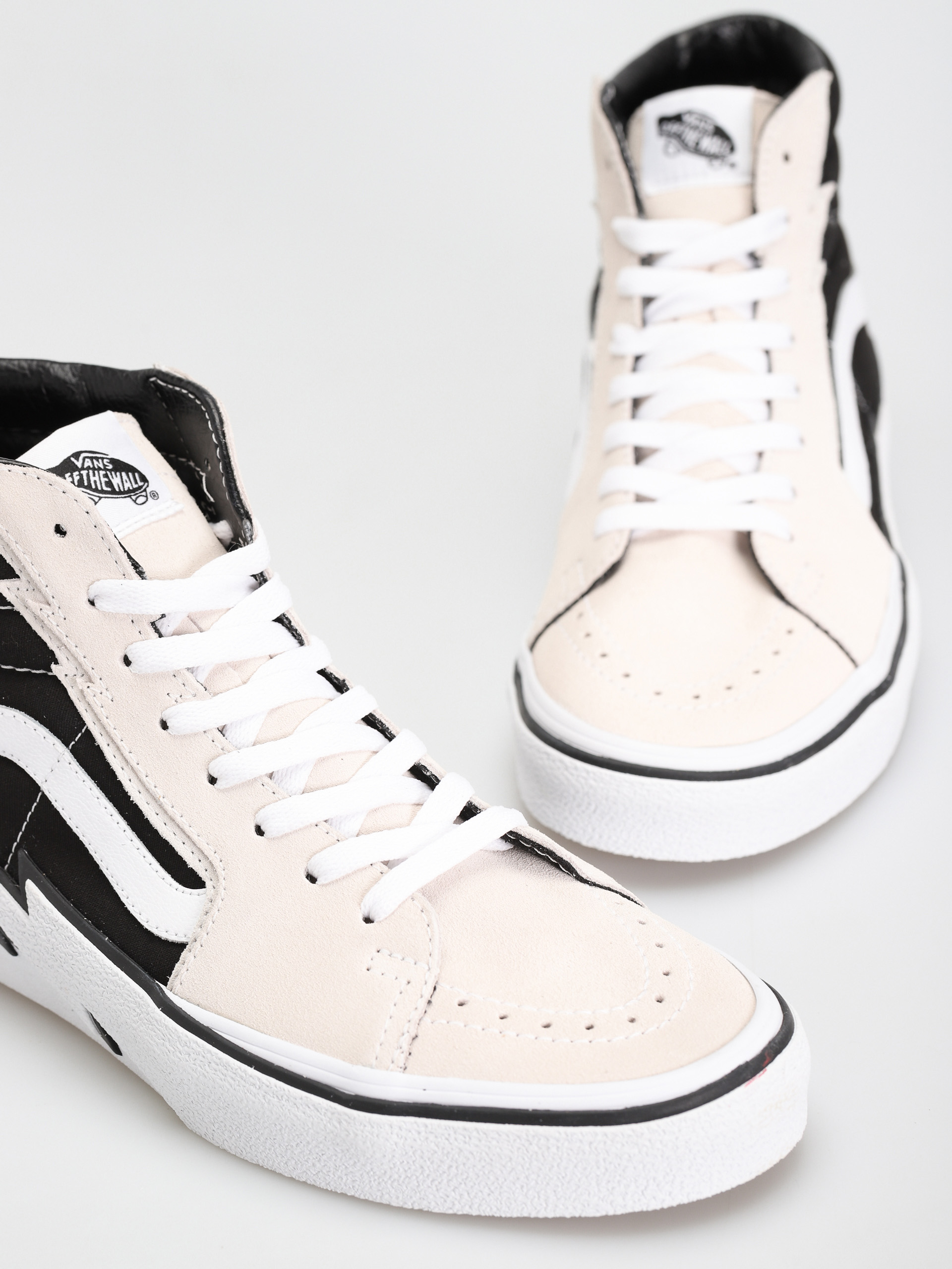Vans Sk8 Hi Bolt Shoes (antique white/black)
