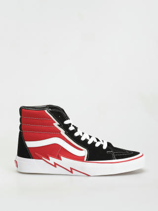 Vans Sk8 Hi Bolt Shoes (black/red)