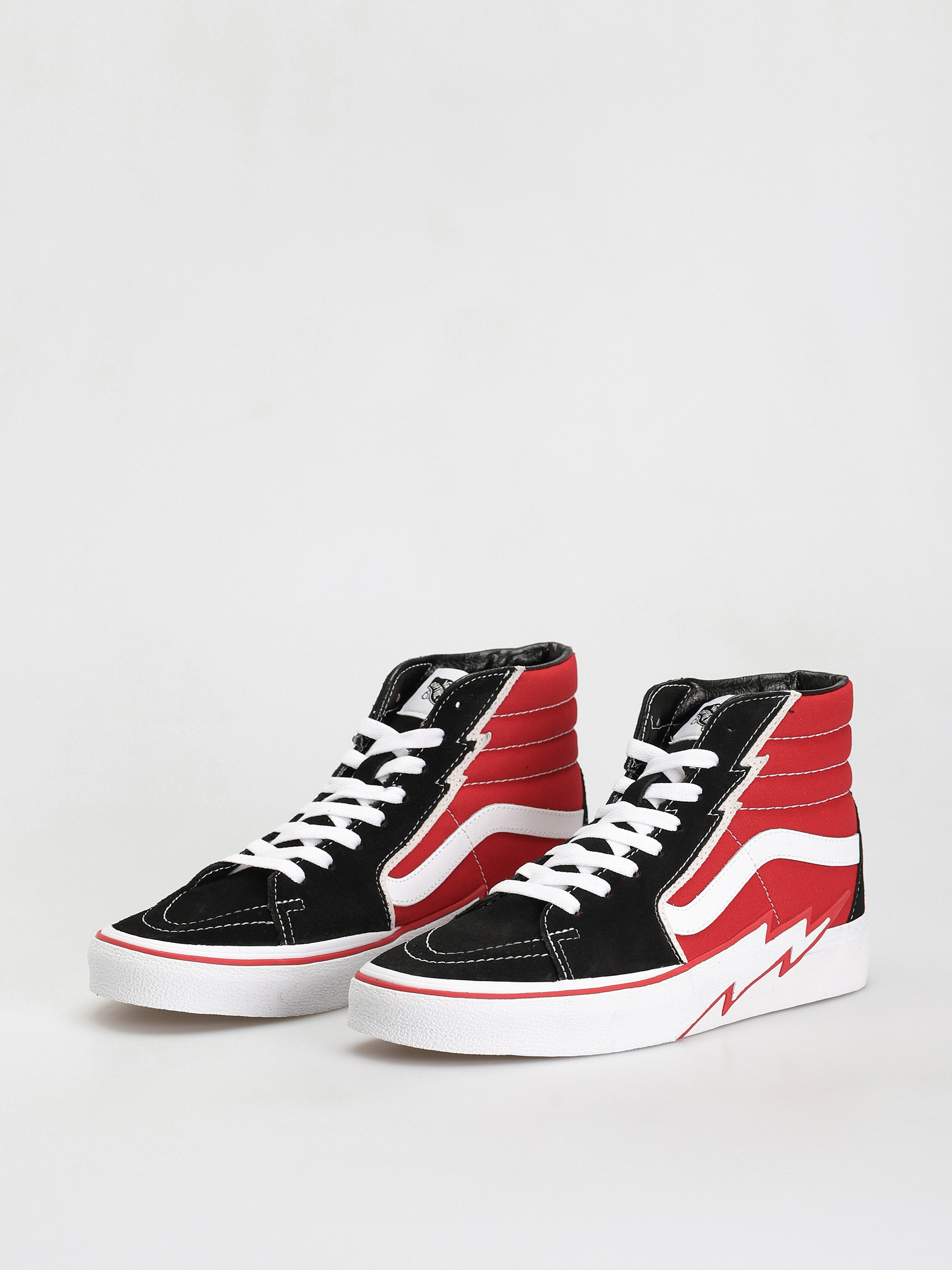 Vans Sk8 Hi Bolt Shoes (black/red)