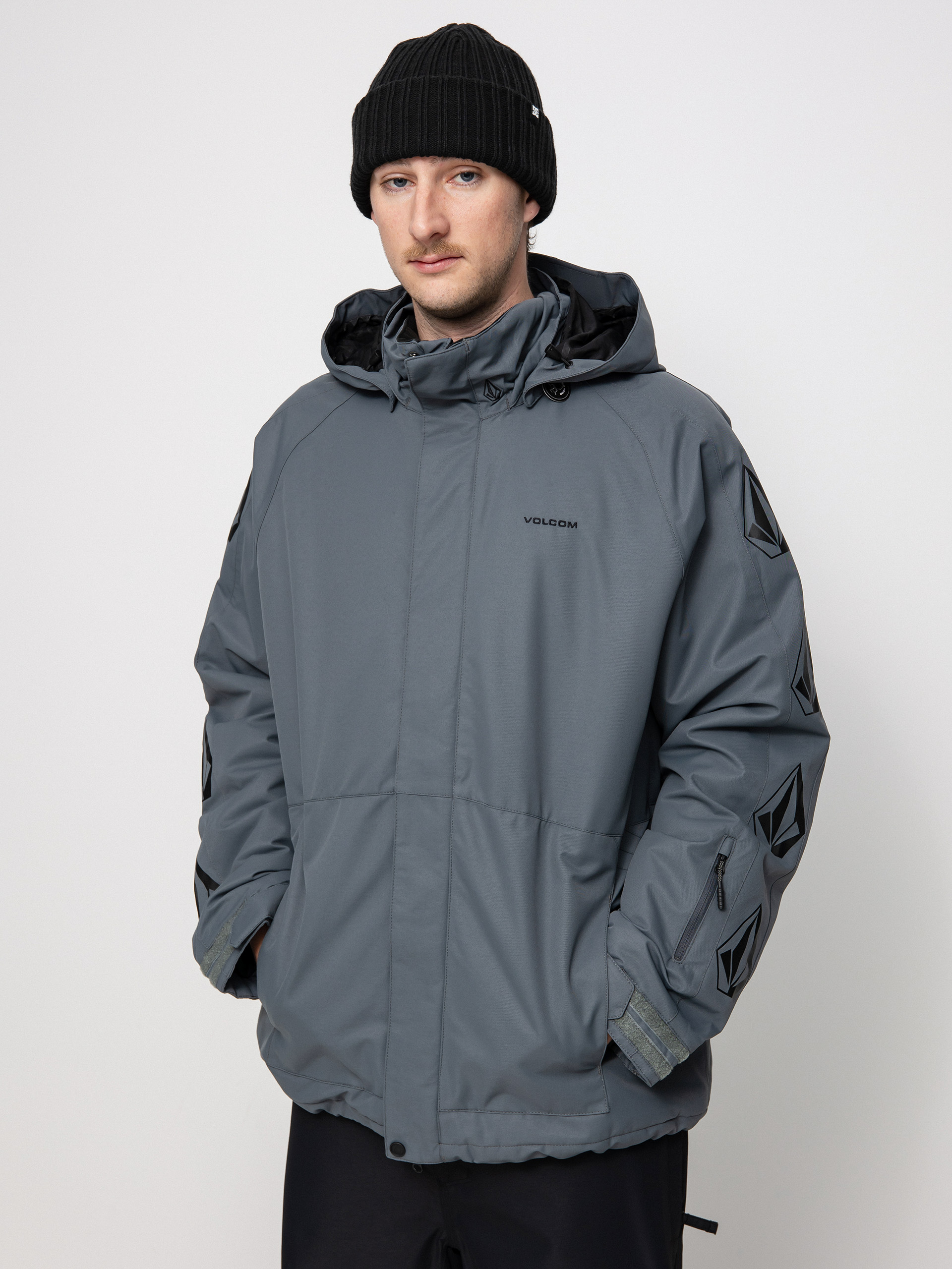 Mens Volcom Iconic Stone Ins Snowboard jacket (dark grey)