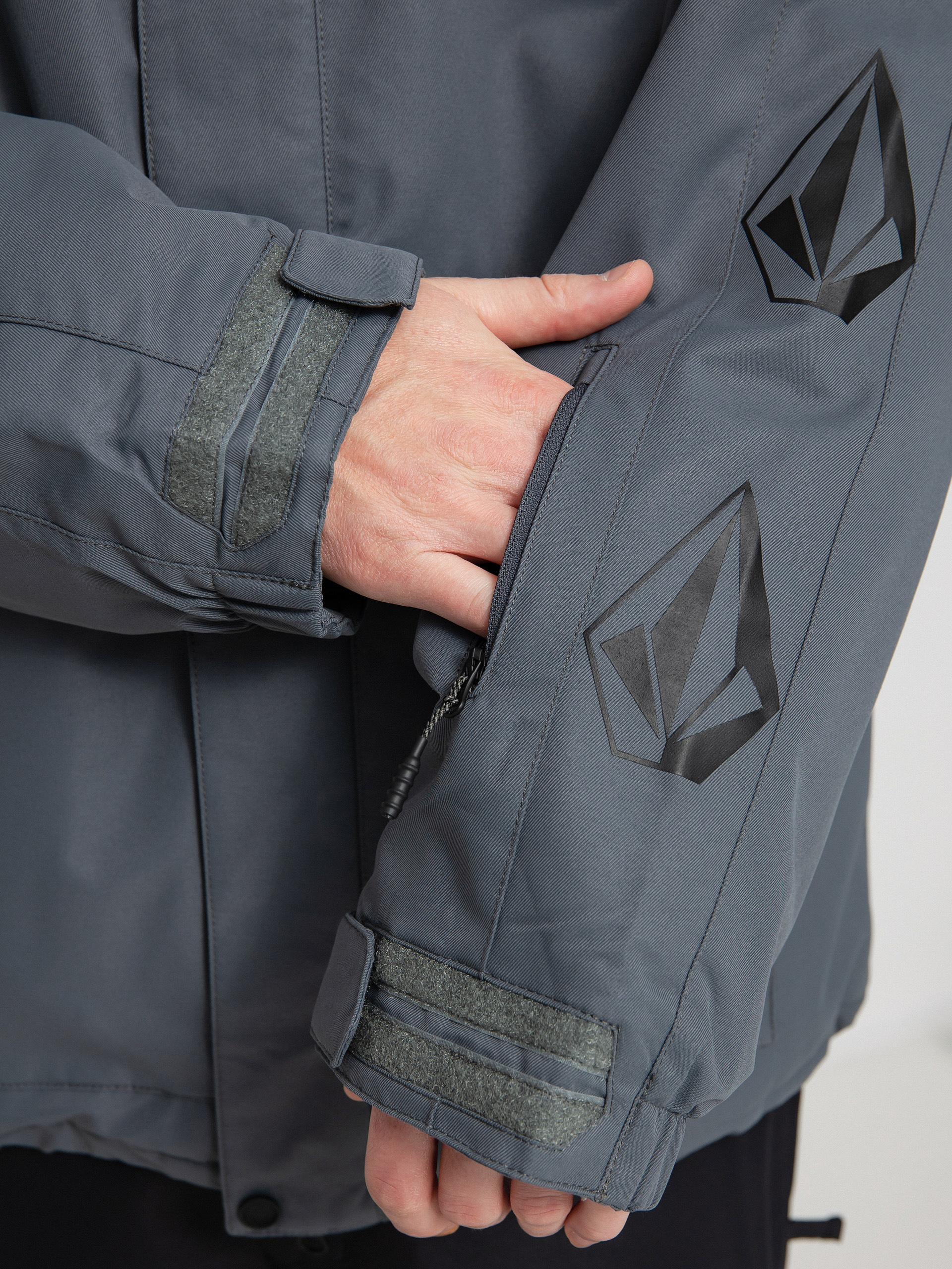 Mens Volcom Iconic Stone Ins Snowboard jacket (dark grey)