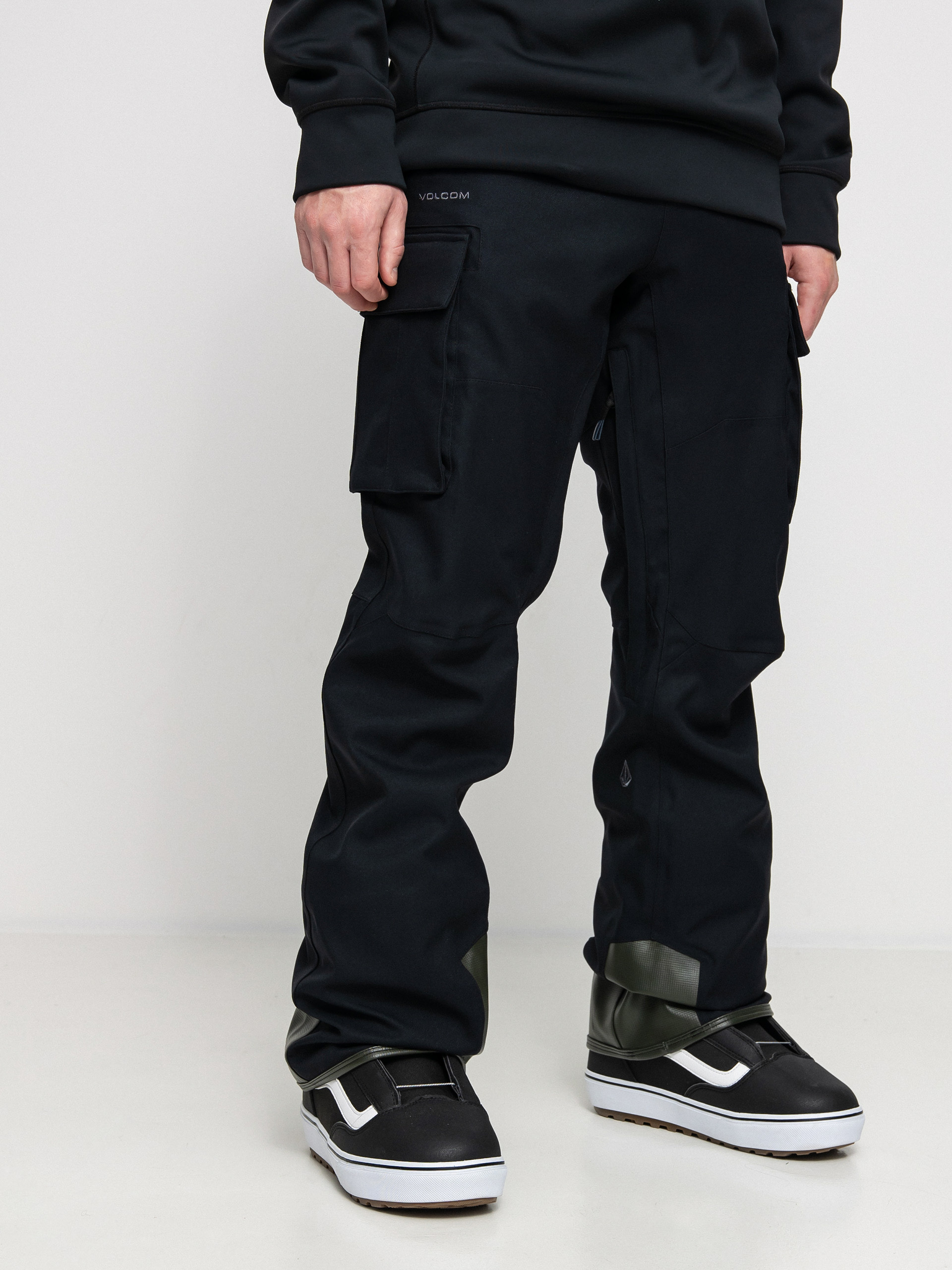 Mens Volcom New Articulated Snowboard pants (black)