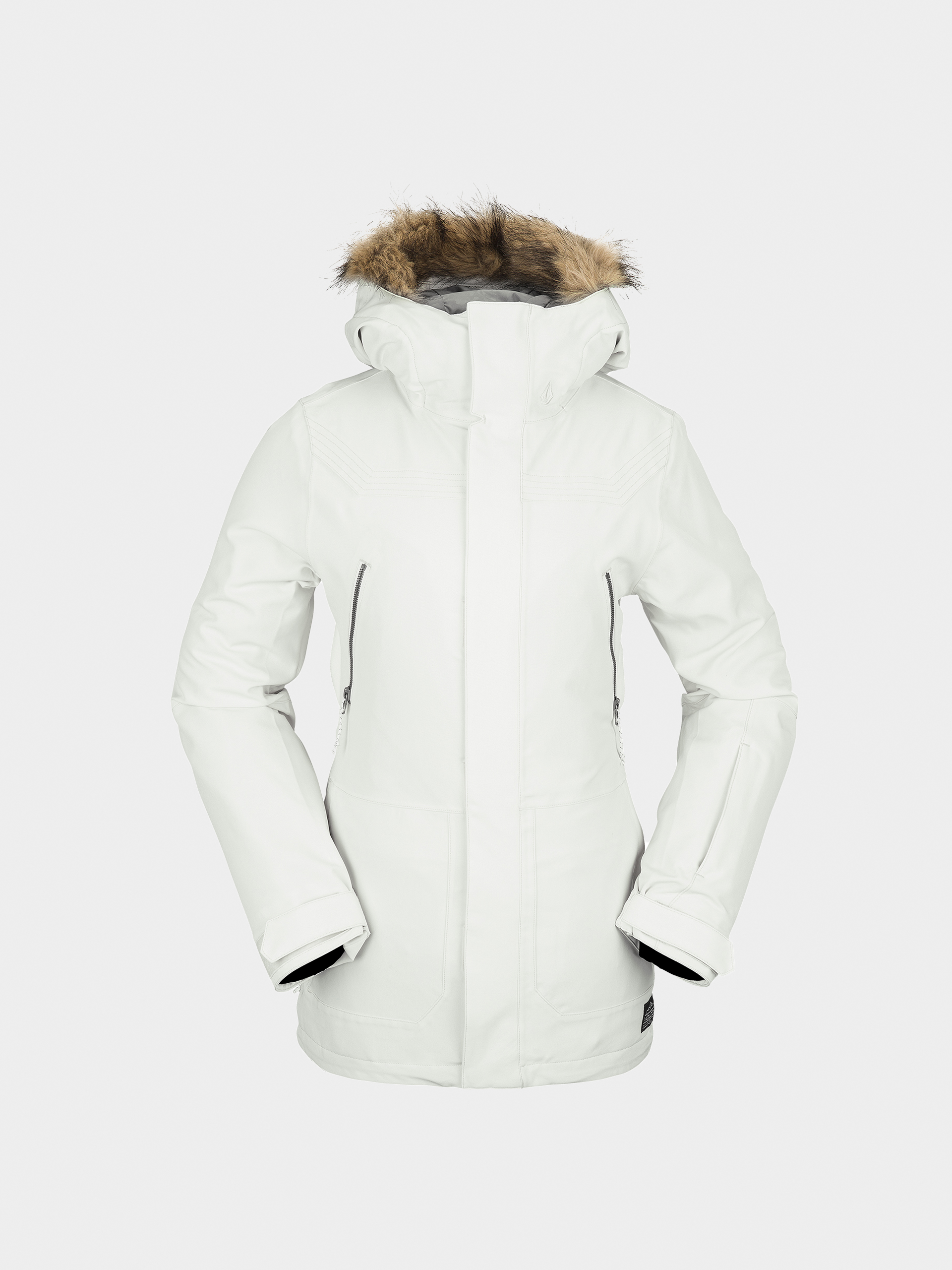 Womens Volcom Shadow Ins Snowboard jacket (off white)