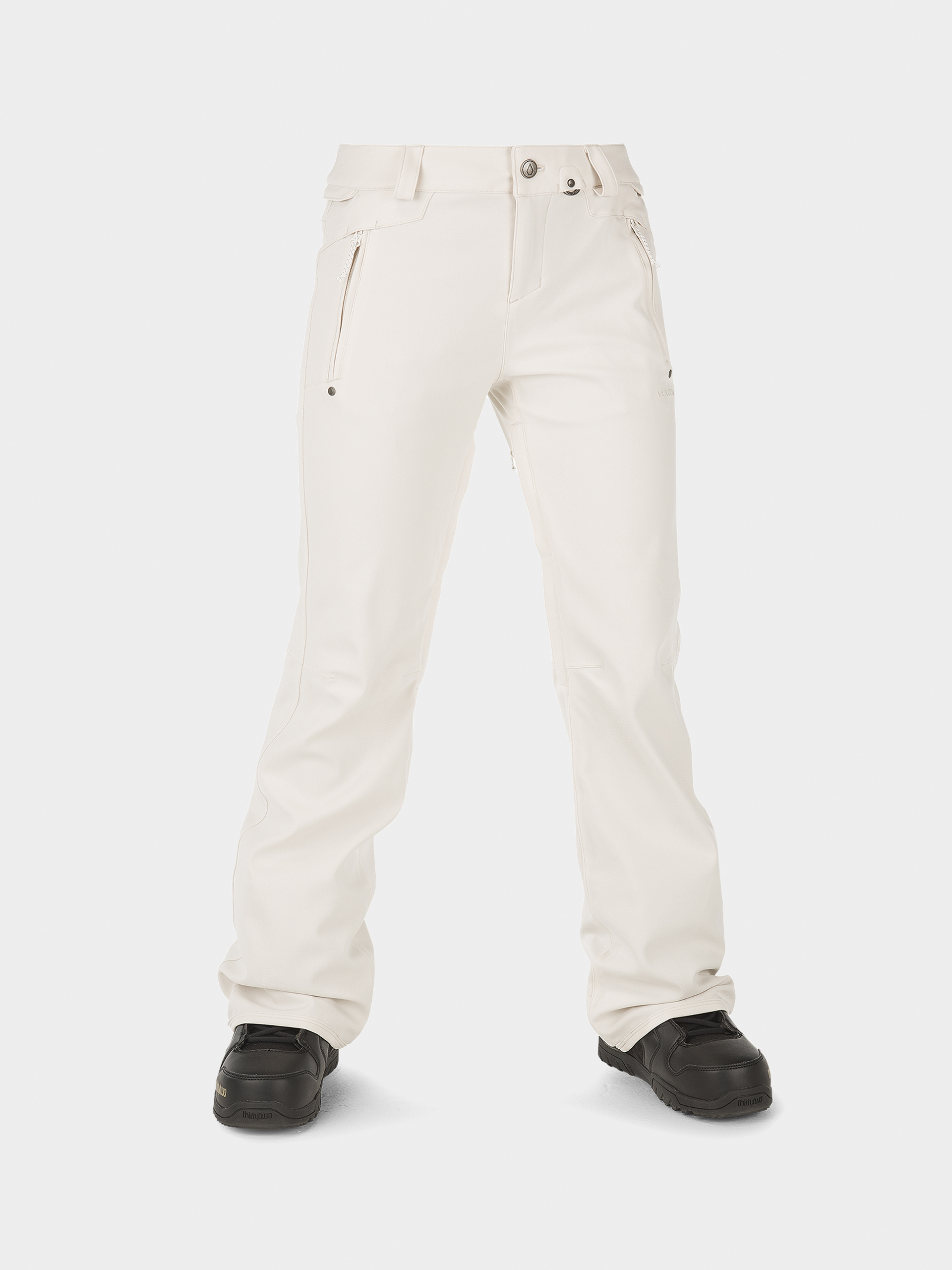 Womens Volcom Species Stretch Snowboard pants (off white)