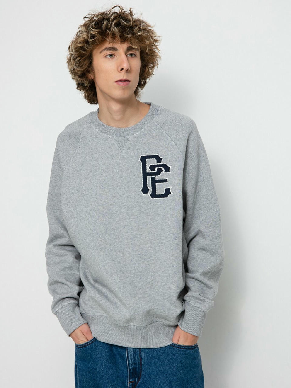 Element Pexe Crest Crew Sweatshirt (grey heather)