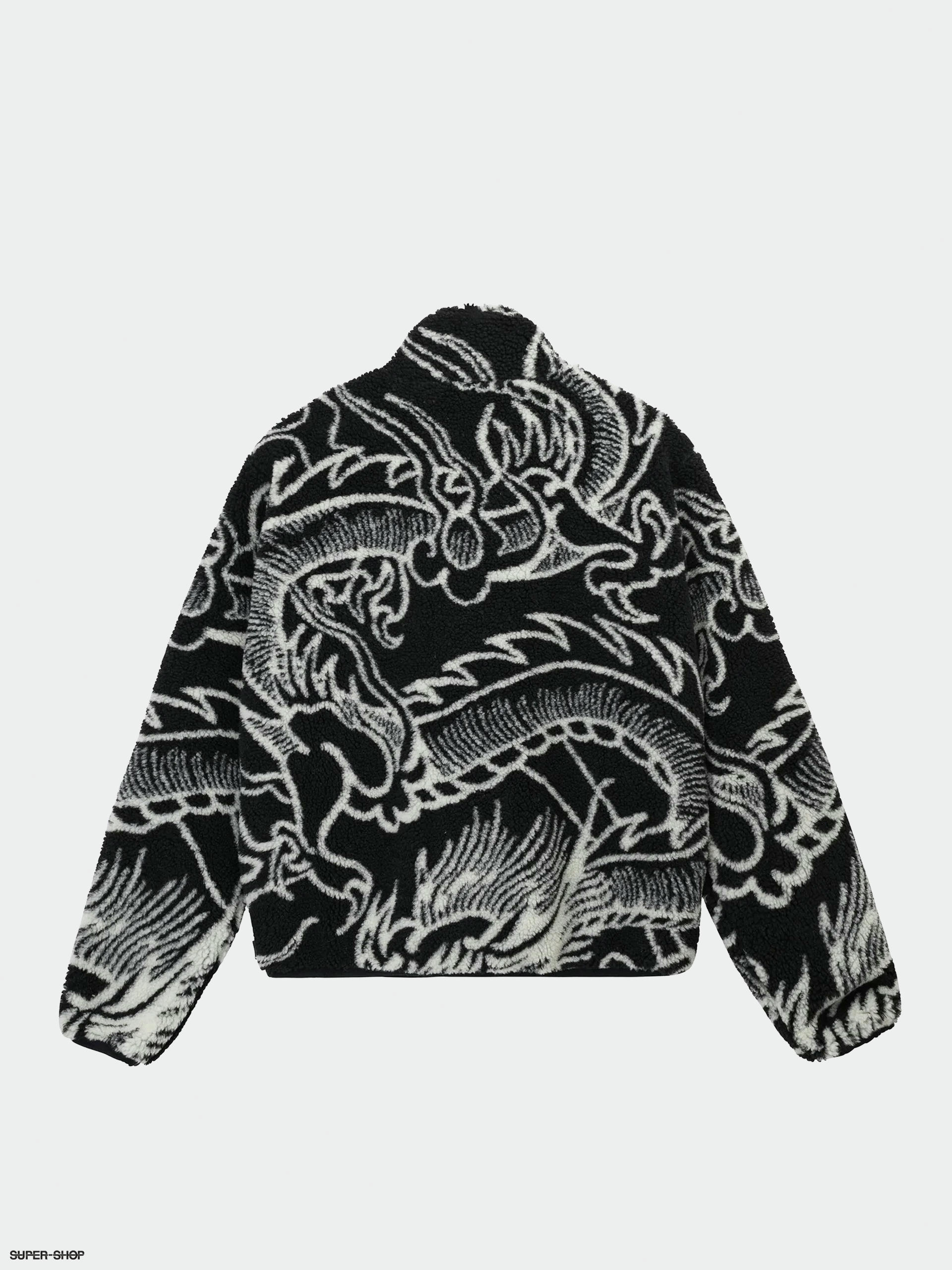 Stussy Dragon Sherpa Jacket (black)