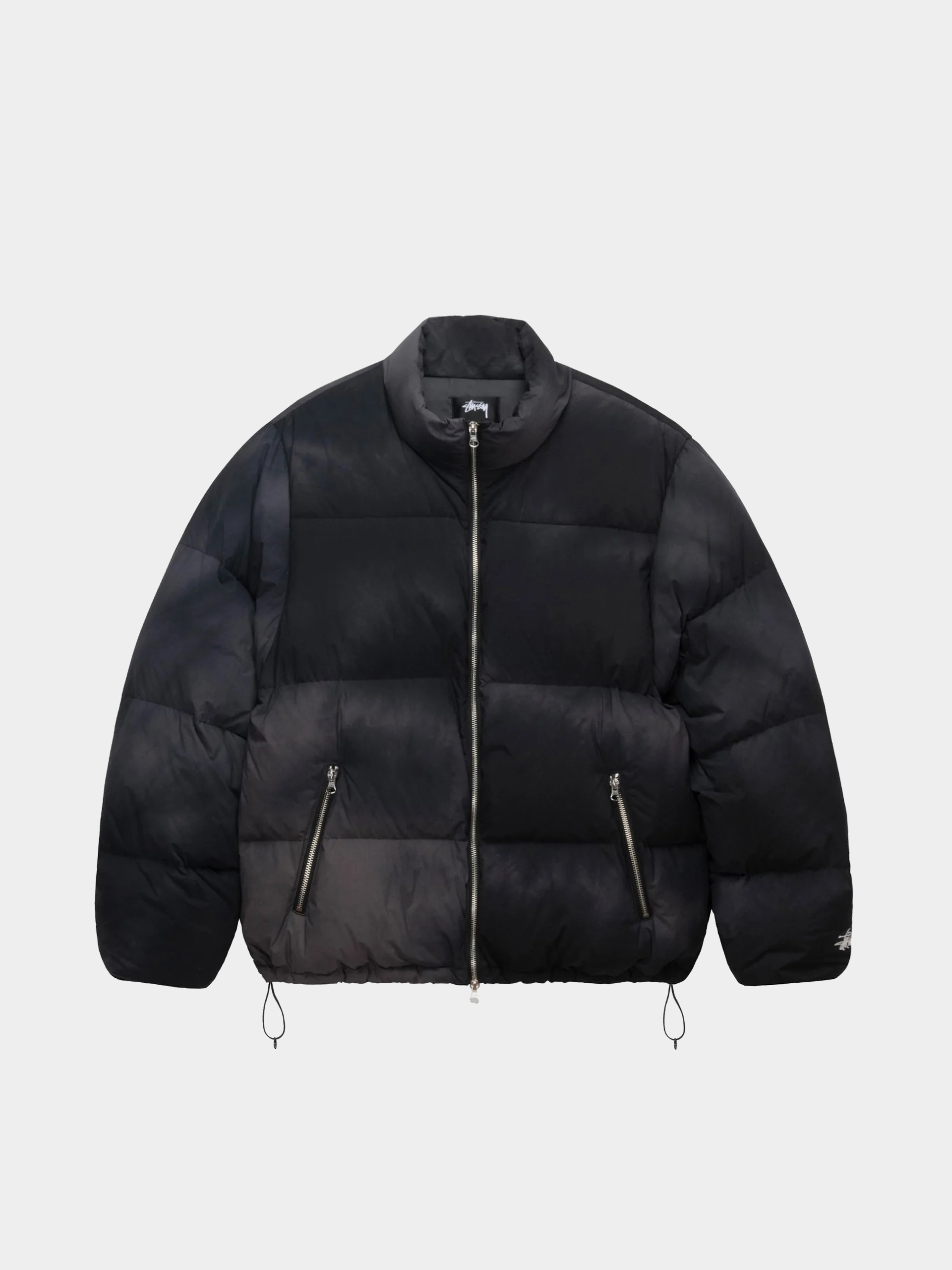 Stussy Recycled Nylon Down Puffer Jacket (vintage black)