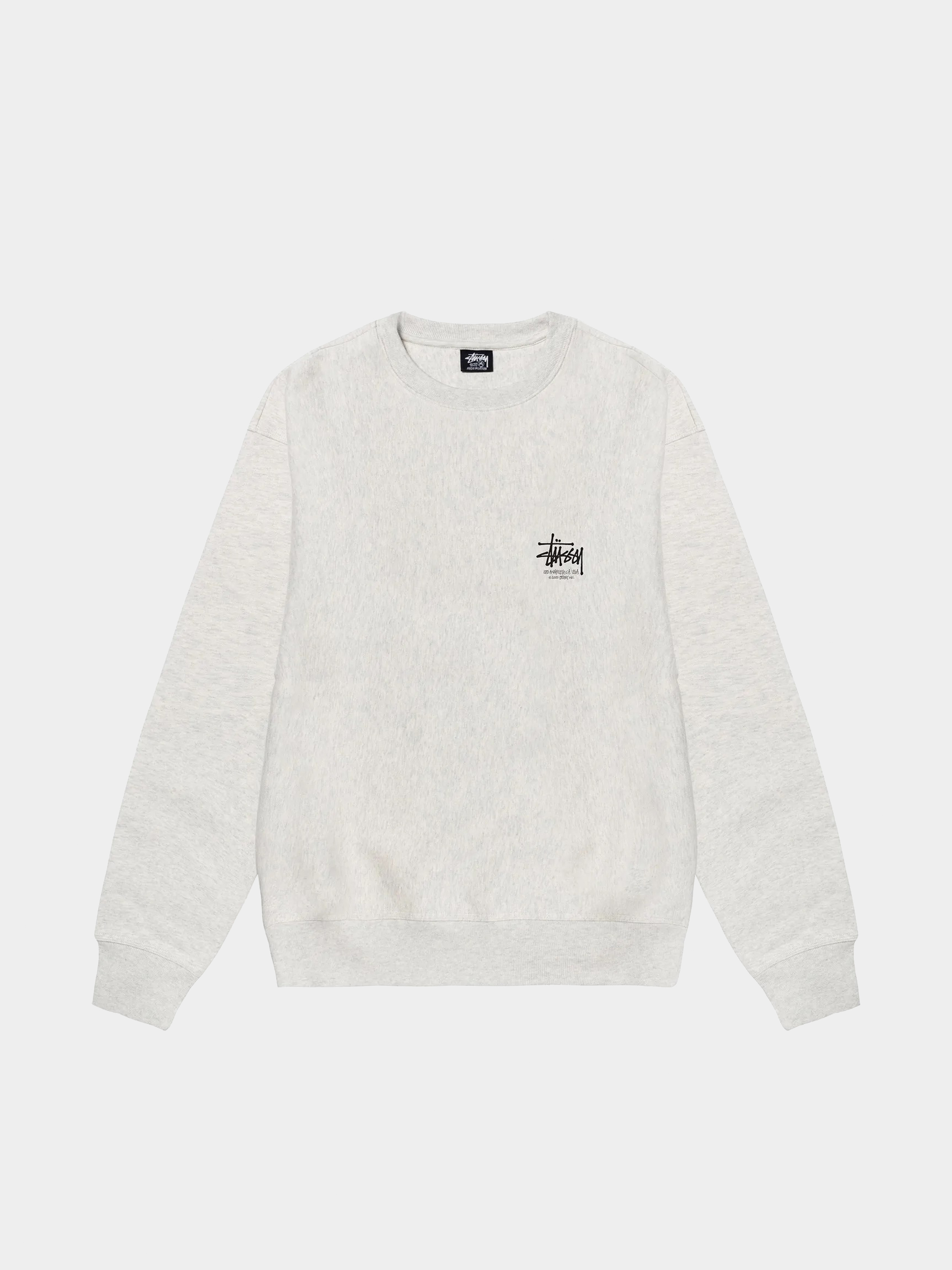 Stussy Dragon Crew Sweatshirt (ash heather)