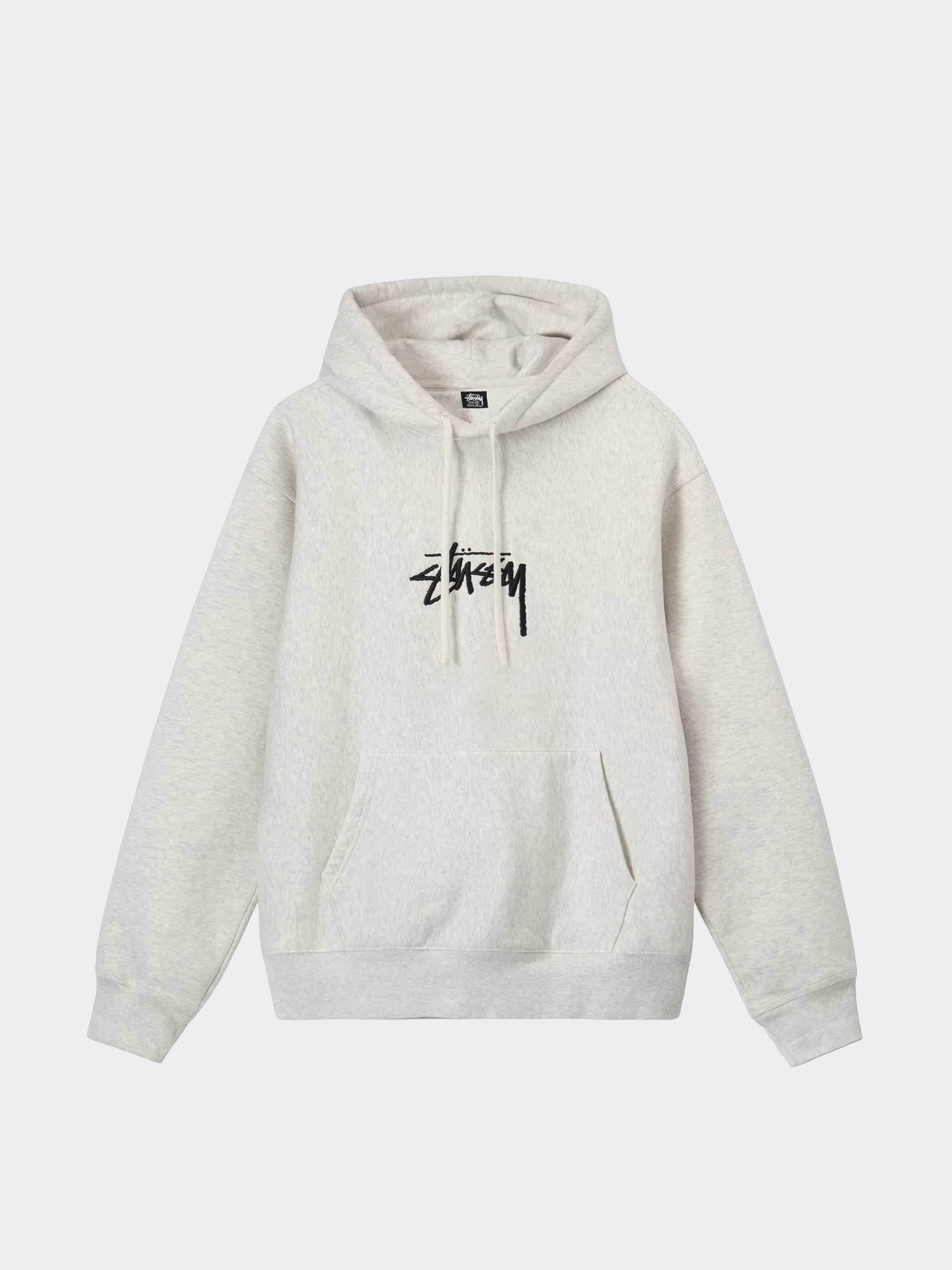 Stussy Stock Logo App. HD Hoodie - grey (ash heather)