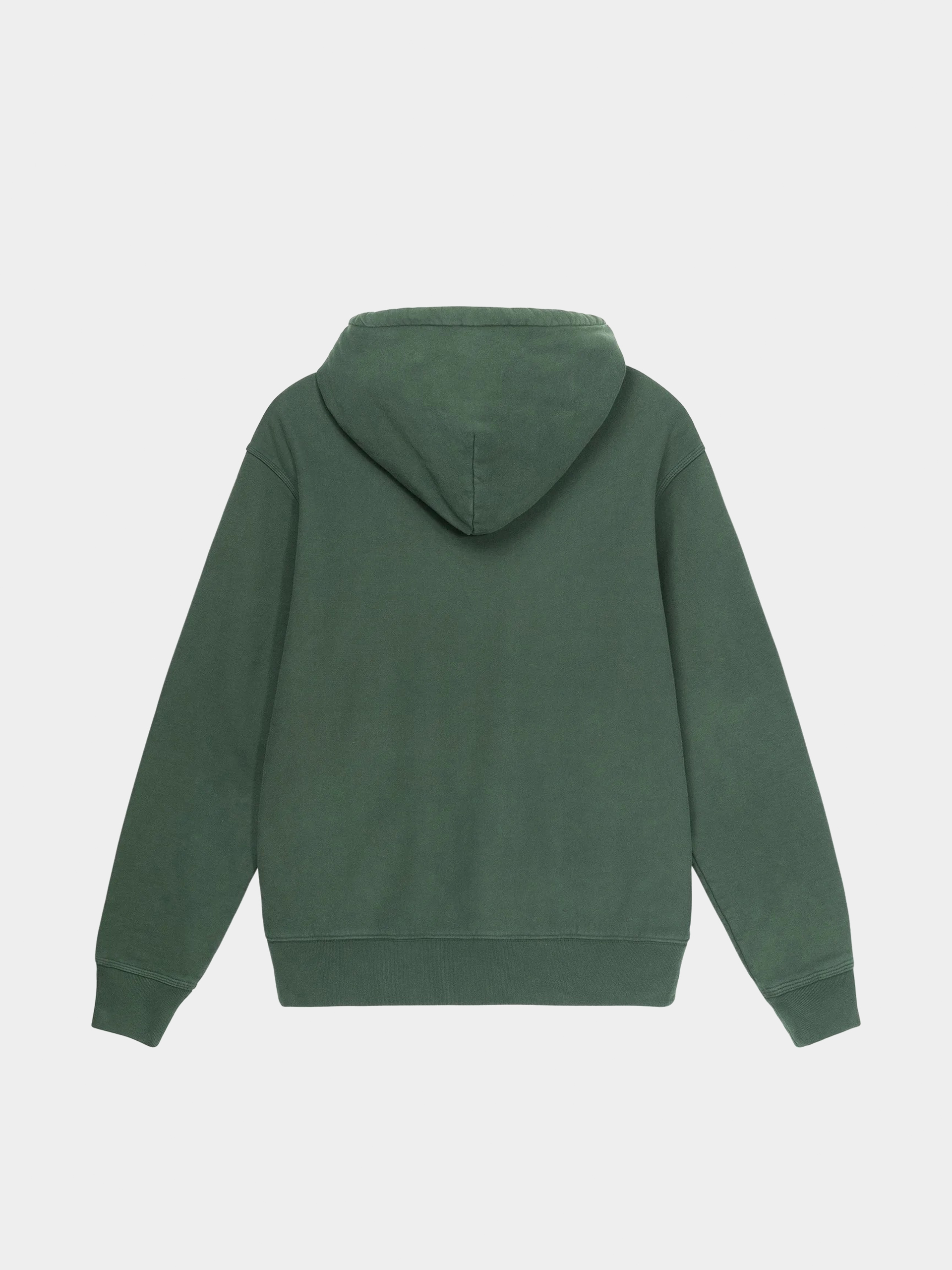 【STUSSY】★OVERDYED STOCK LOGO ハーフジップアップ Forest STUSSY】☆OVERDYED STOCK LOGO ハーフジップアップ Forest