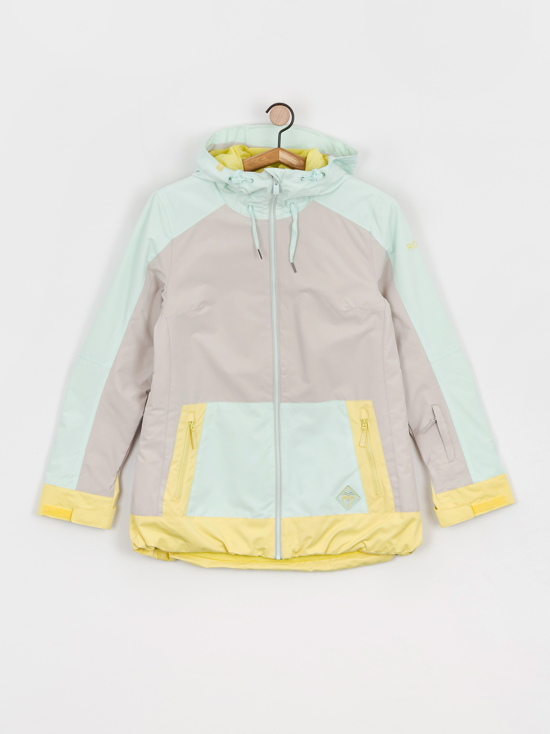 Womens Roxy Ravine Hoodie Snowboard jacket (gray violet)