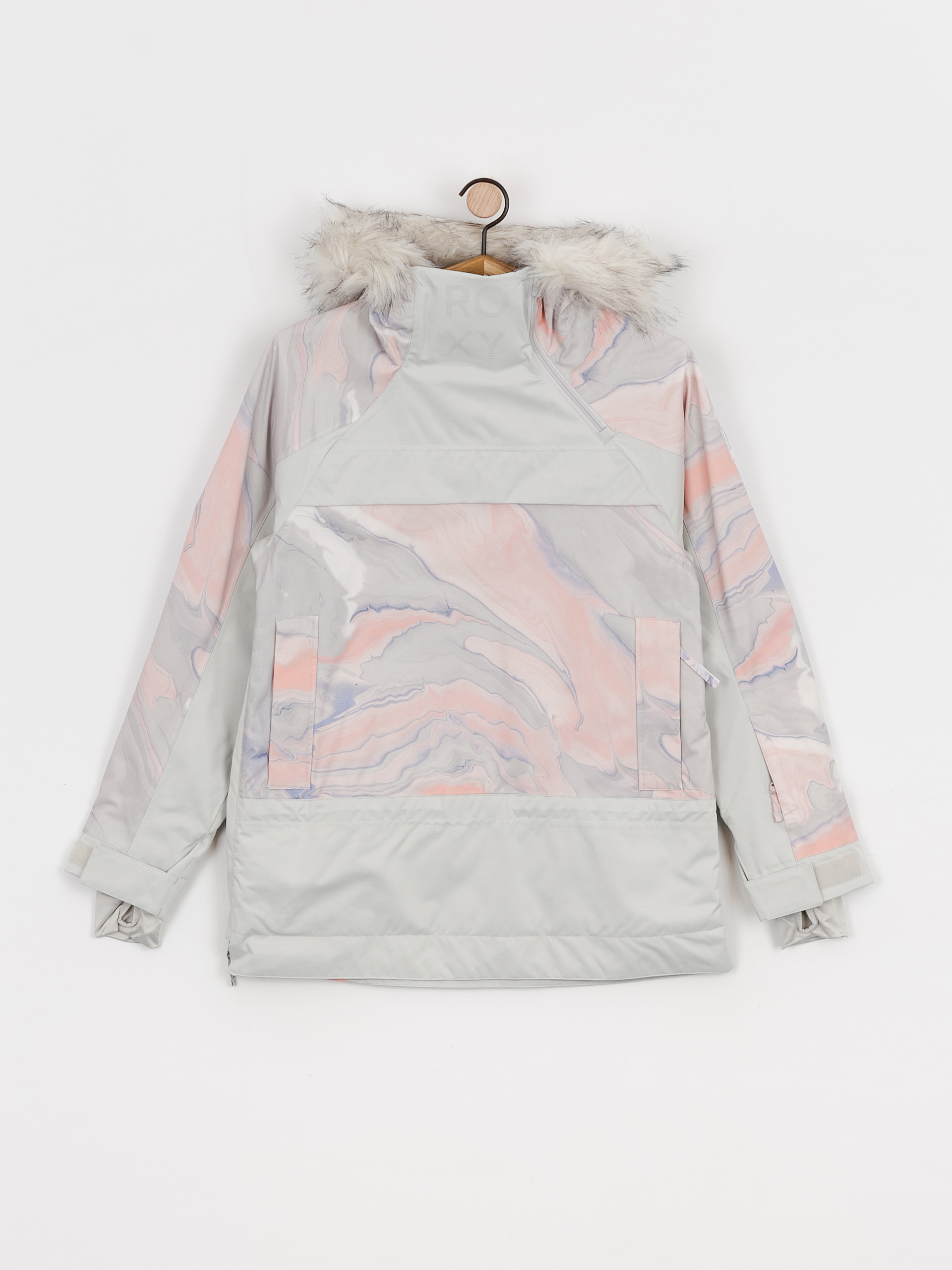 Roxy Chloe Kim Overhead Snowboard jacket Wmn (gray violet marble)