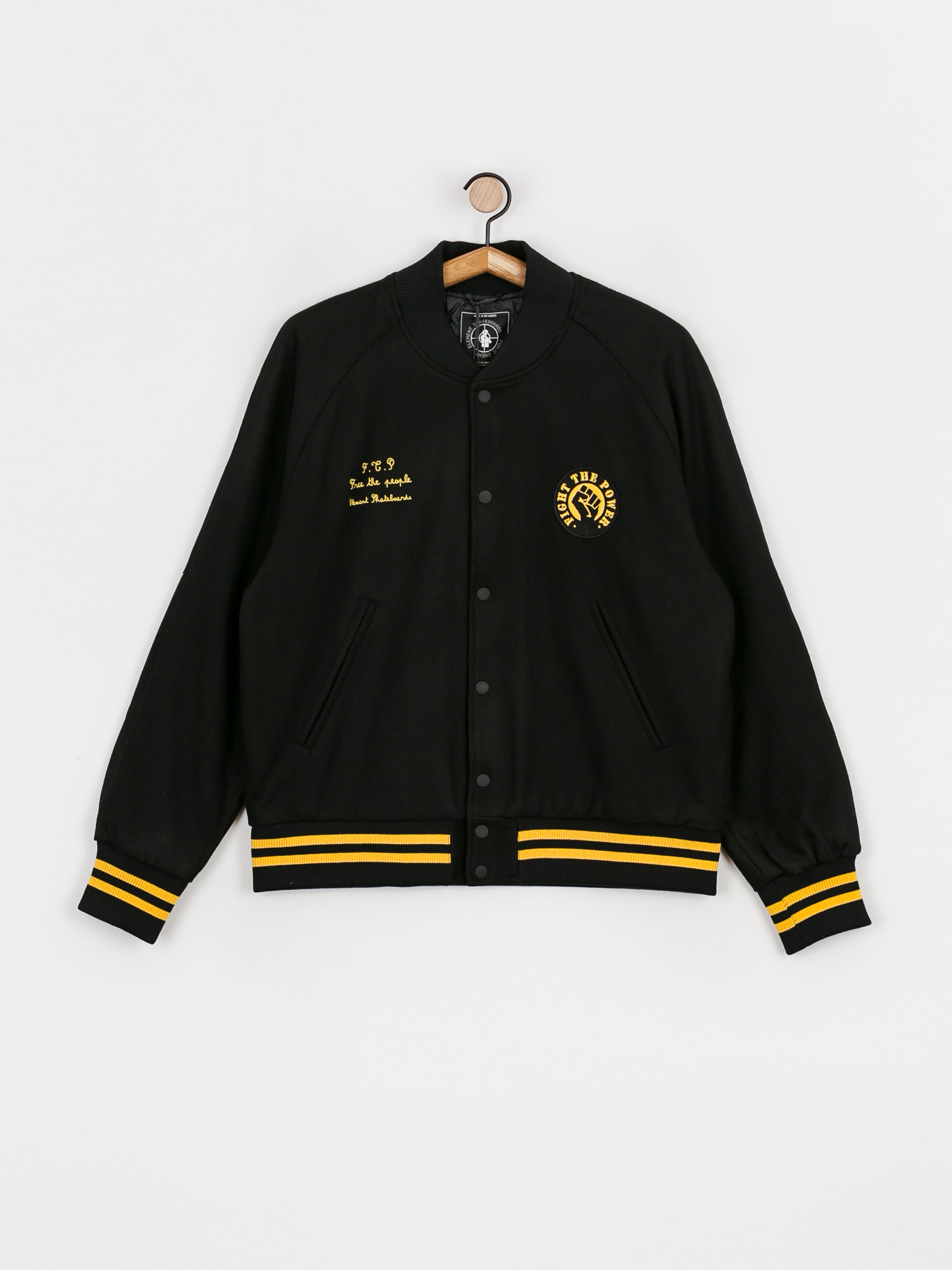 Element Pexe Ftp Baseball Jacket (flint black)