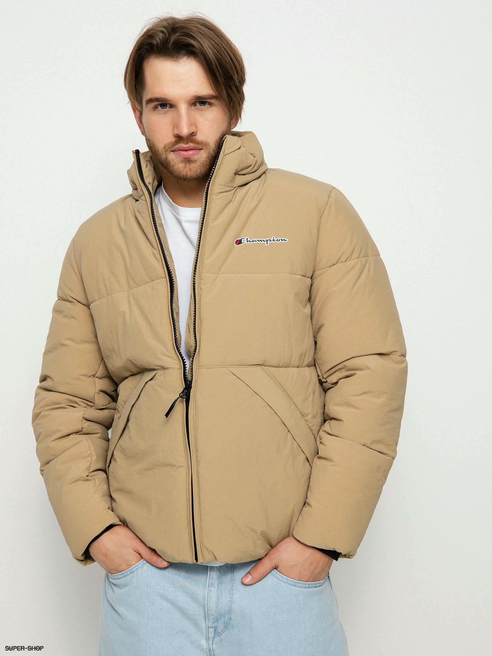 Champion yellow hot sale puffer jacket