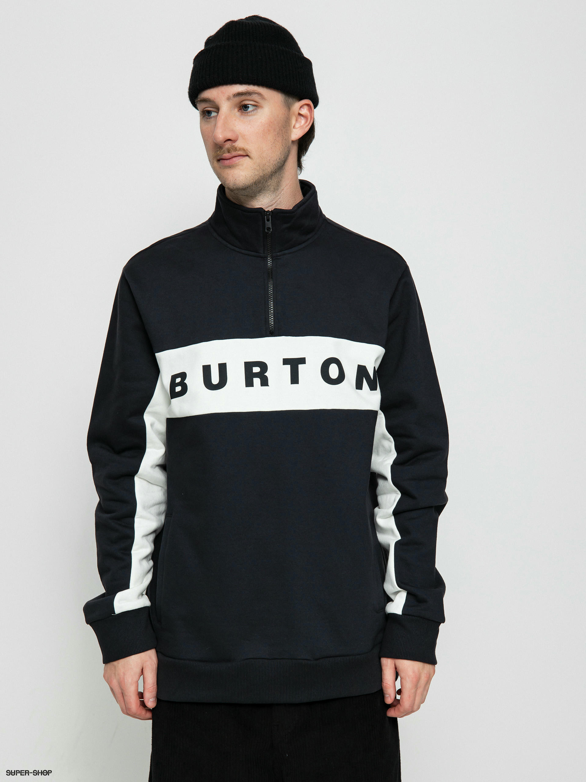 Burton Lowball Quarter Zip Sweatshirt true black