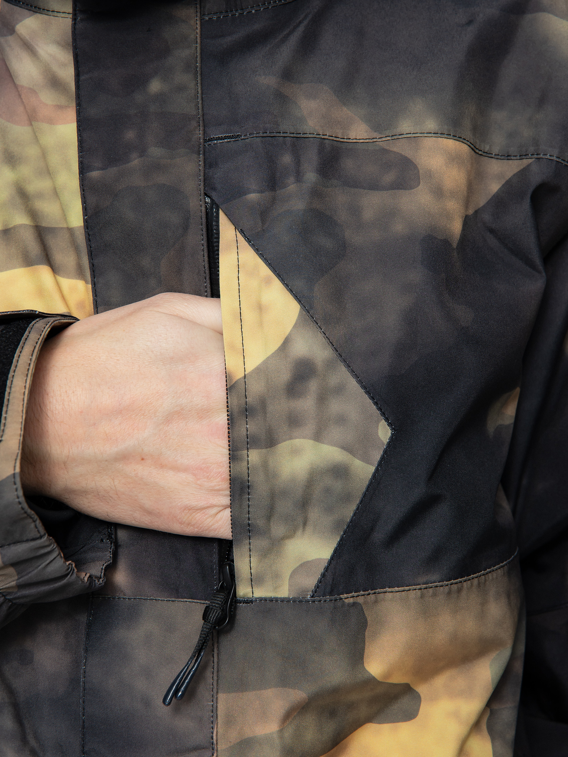 Herren Volcom L Ins Gore Tex Snowboardjacke (camouflage)