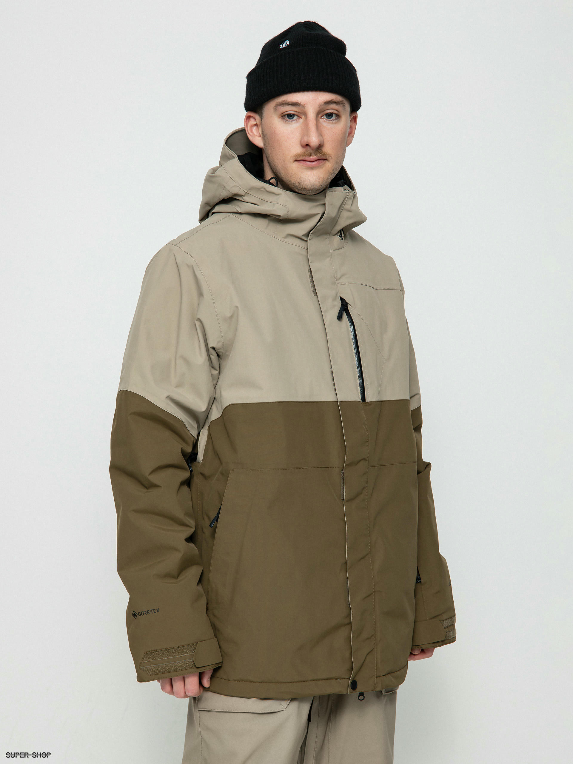 Mens Volcom L Ins Gore Tex Snowboard jacket (dark khaki)