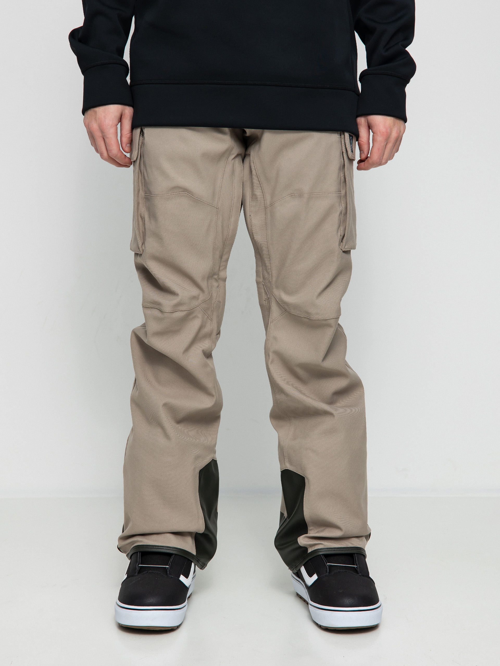 Mens Volcom New Articulated Snowboard pants (dark khaki)