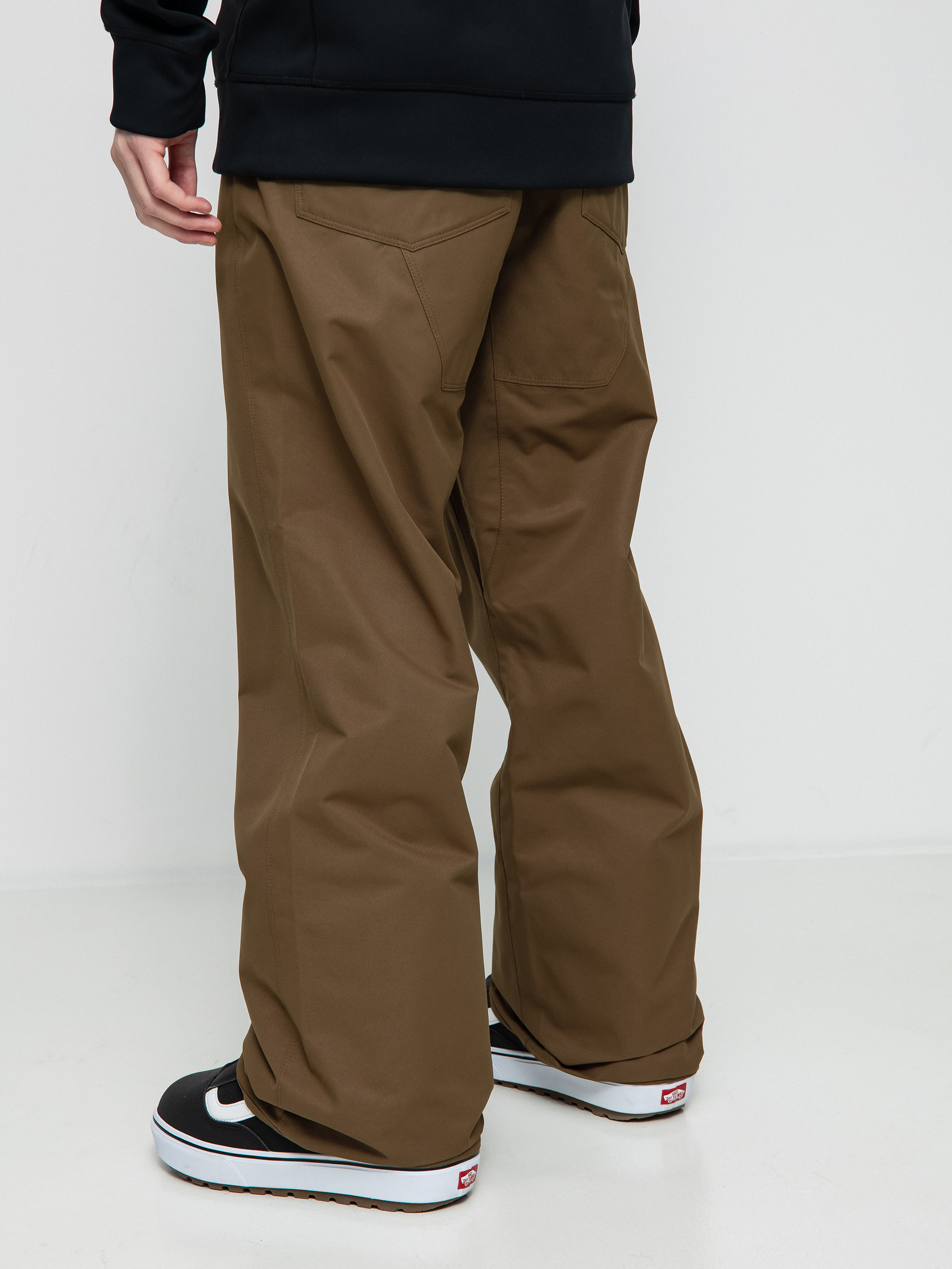 Mens Volcom 5 Pocket Snowboard pants (dark teak)