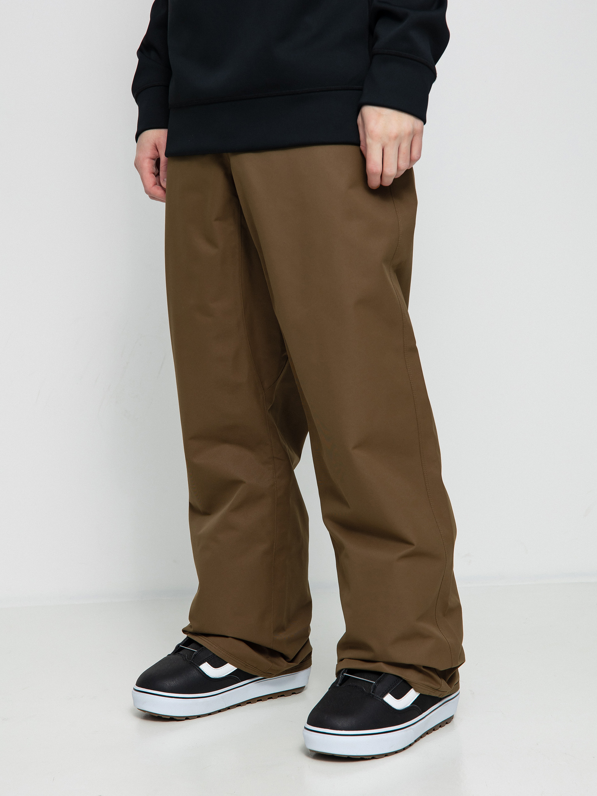 Mens Volcom 5 Pocket Snowboard pants (dark teak)