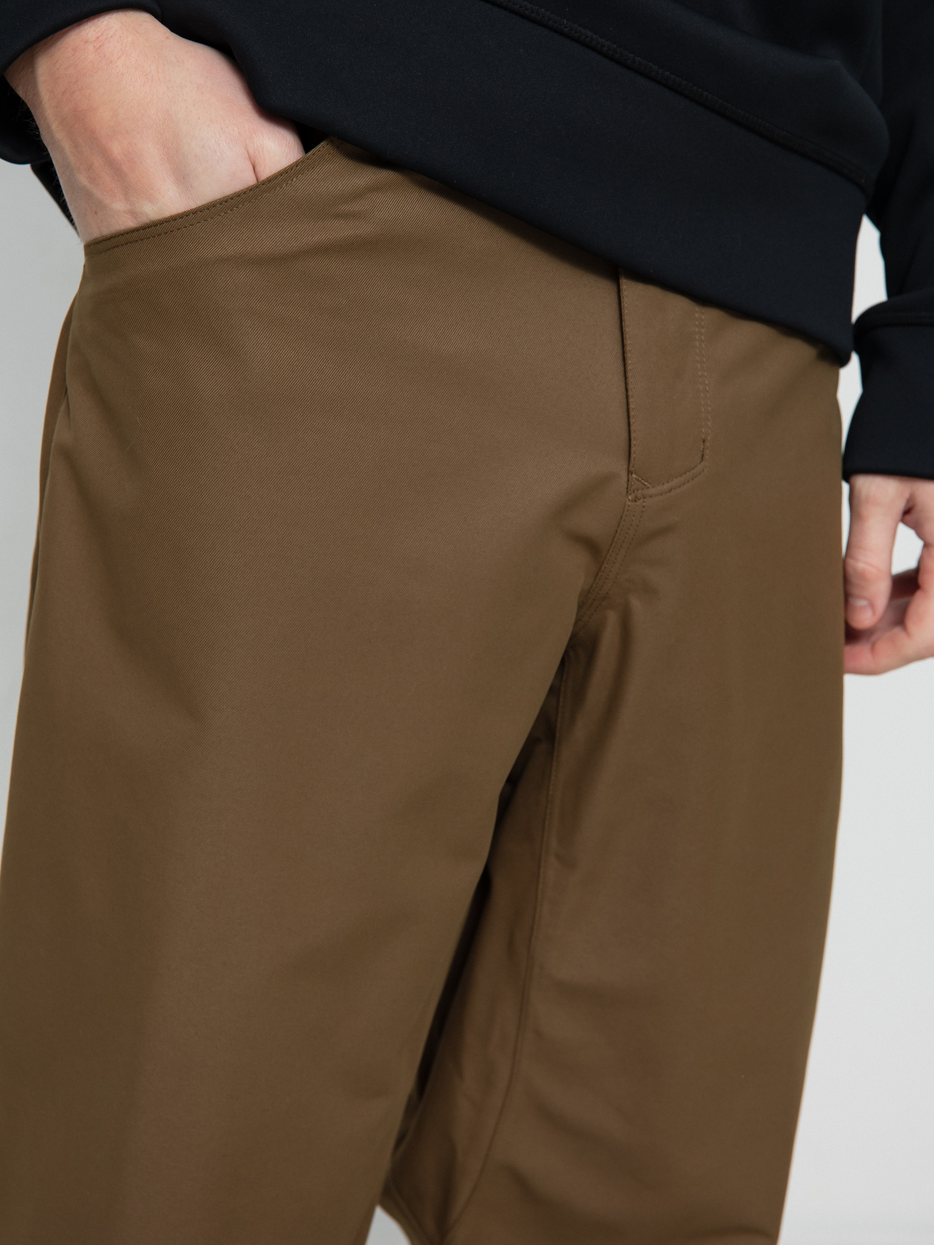 Mens Volcom 5 Pocket Snowboard pants (dark teak)