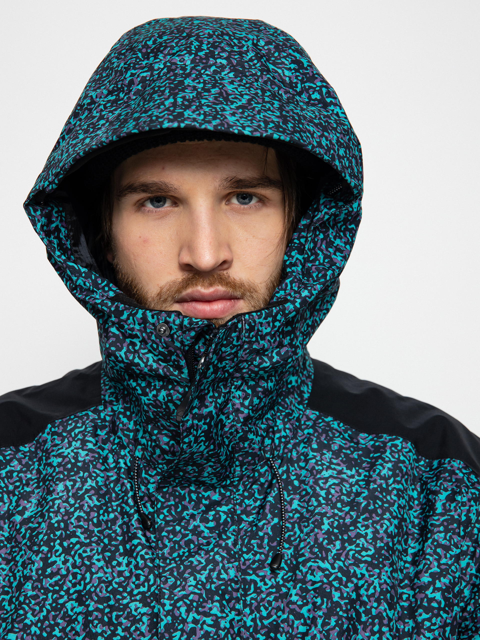 Quiksilver HIGHALTITUDE GORE-TEXスノージャケット Quiksilver High Altitude GORE-TEX Green Purple Snow Jacket Mens