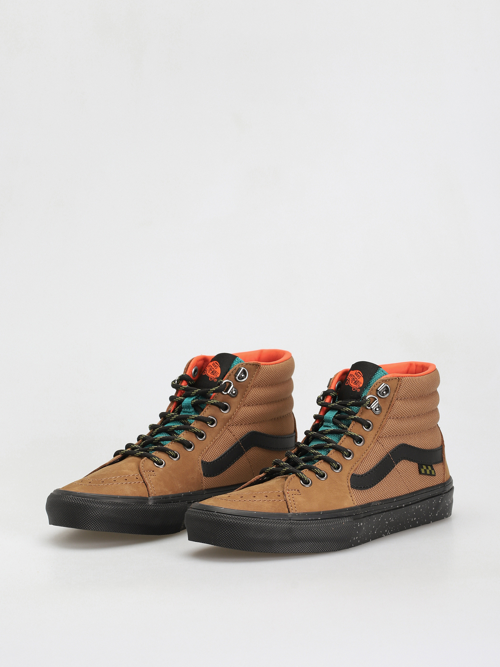 Vans Skate Sk8 Hi Shoes (outdoor brown/black)