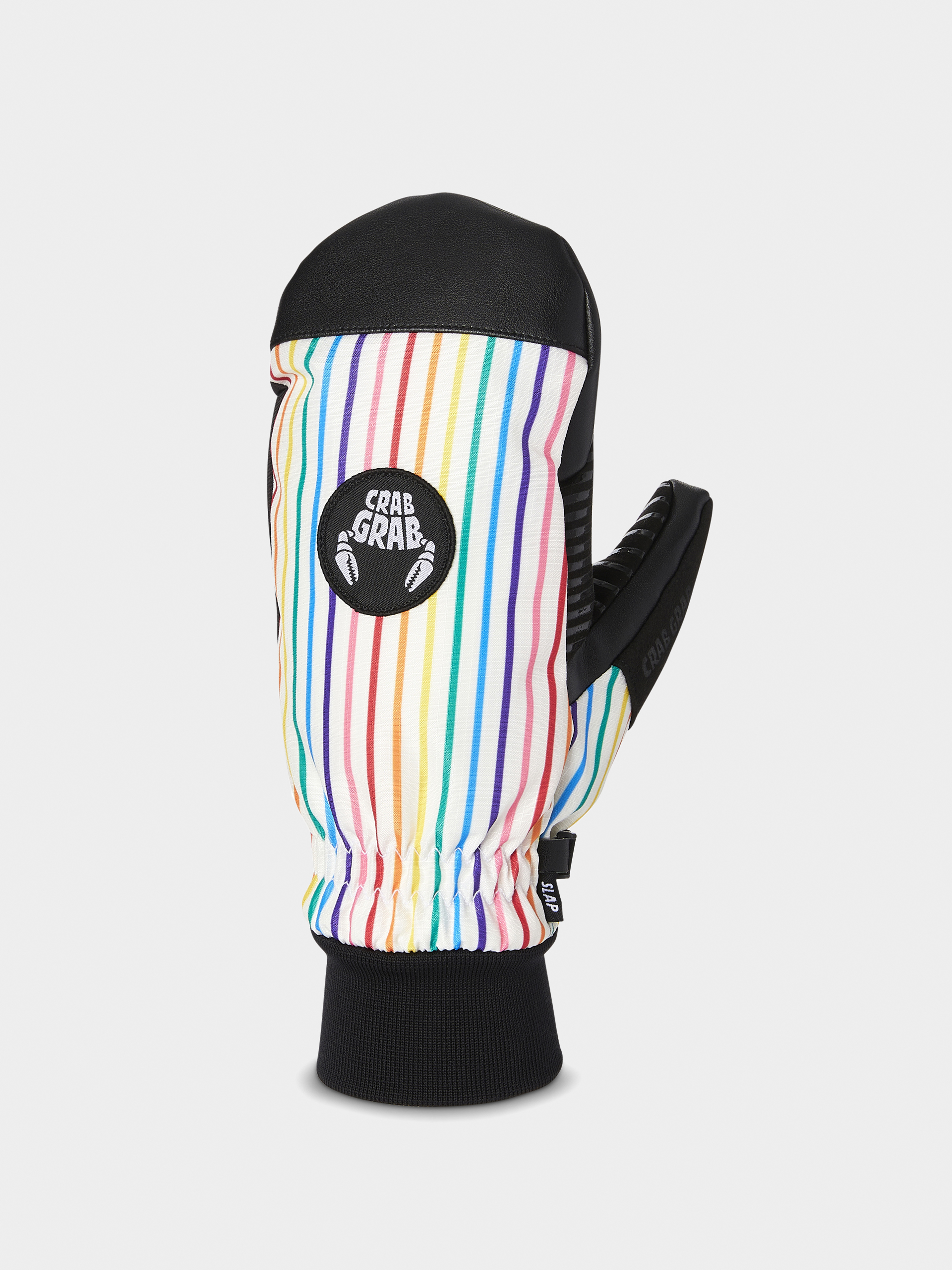 Crab Grab Slap Mitt Gloves (rainbow stripe)