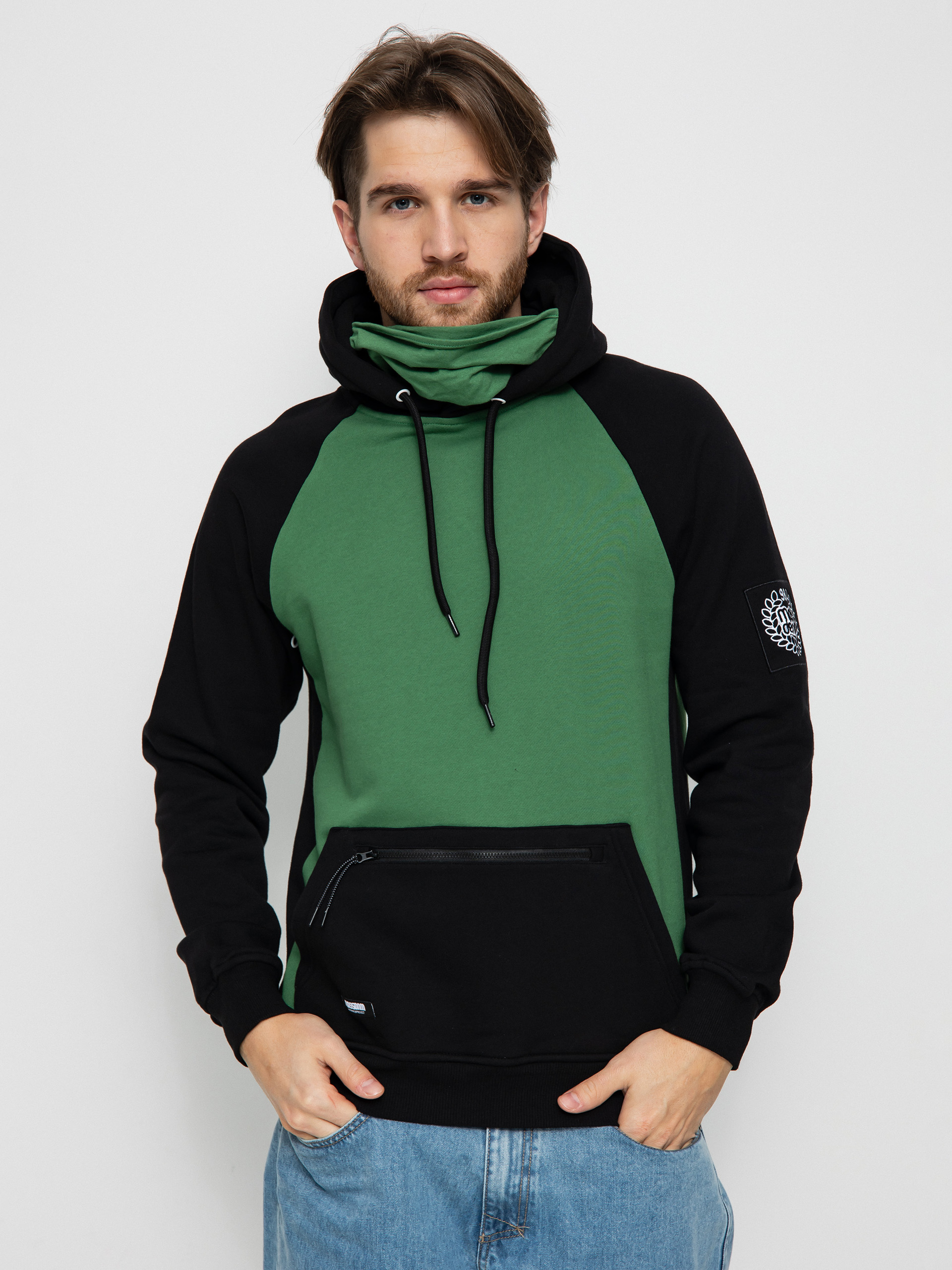 MassDnm Berg HD Hoodie (black/green)