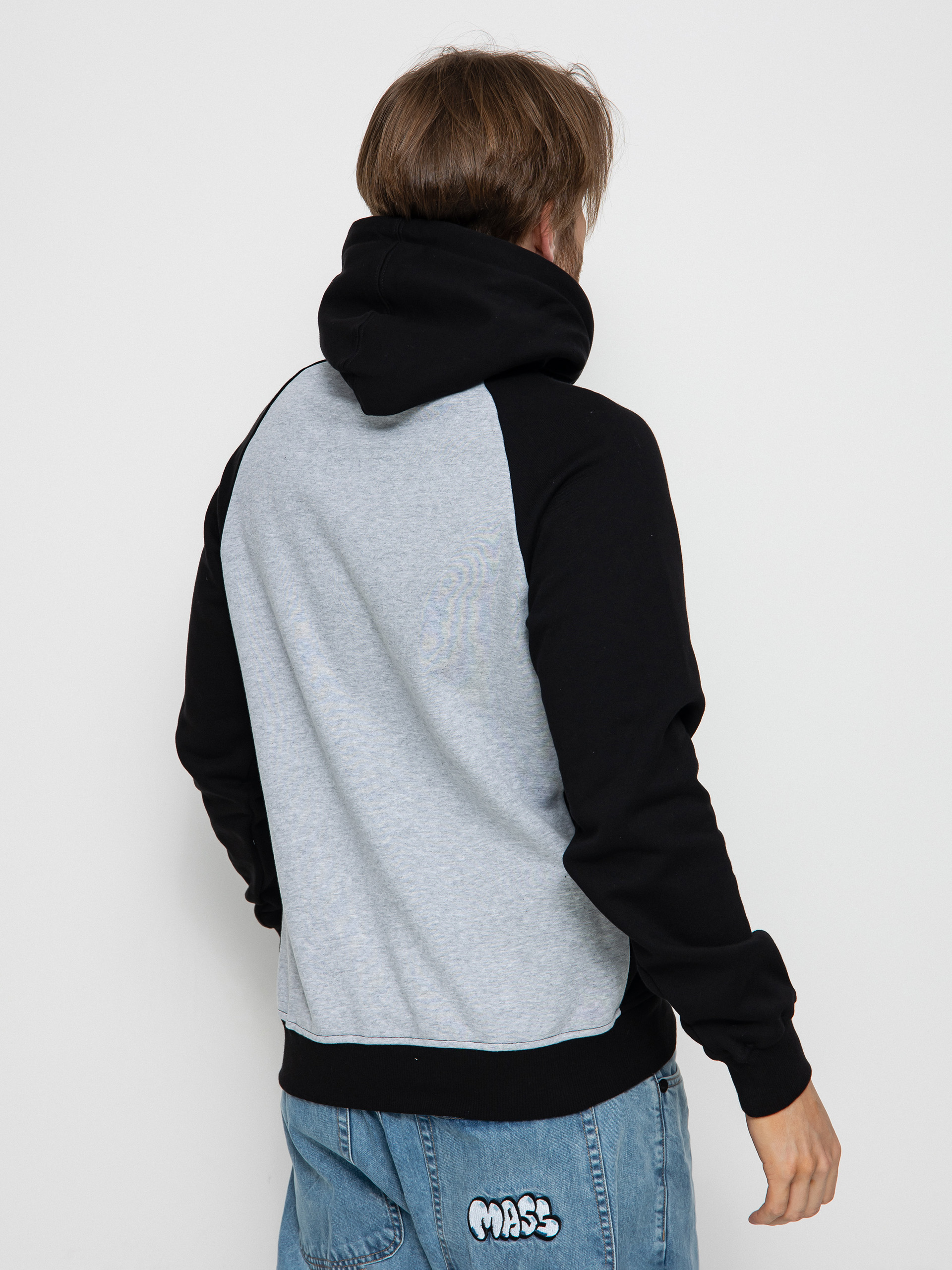 MassDnm Berg HD Hoodie (black/heather gray)