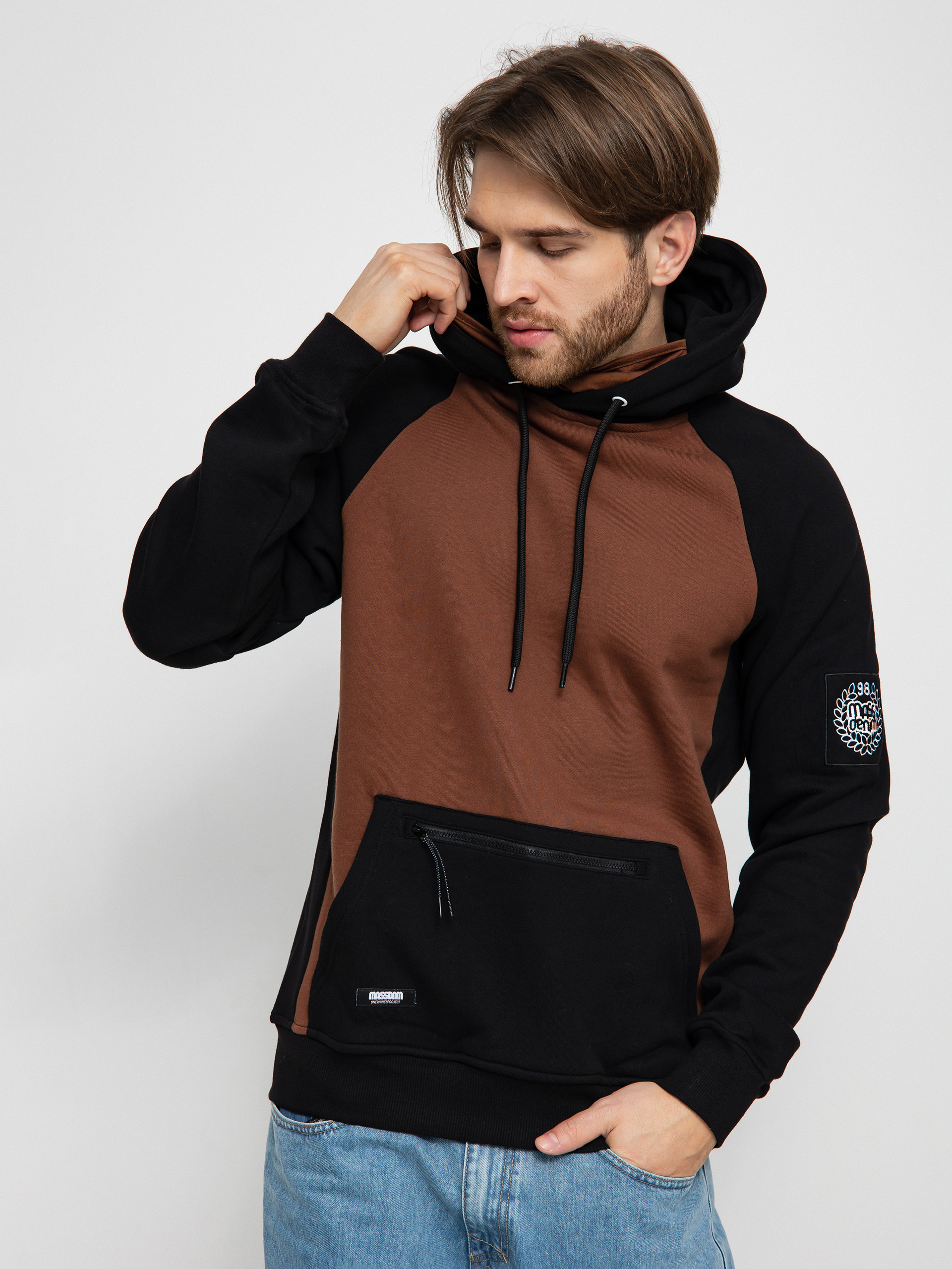 MassDnm Berg HD Hoodie (black/brown)