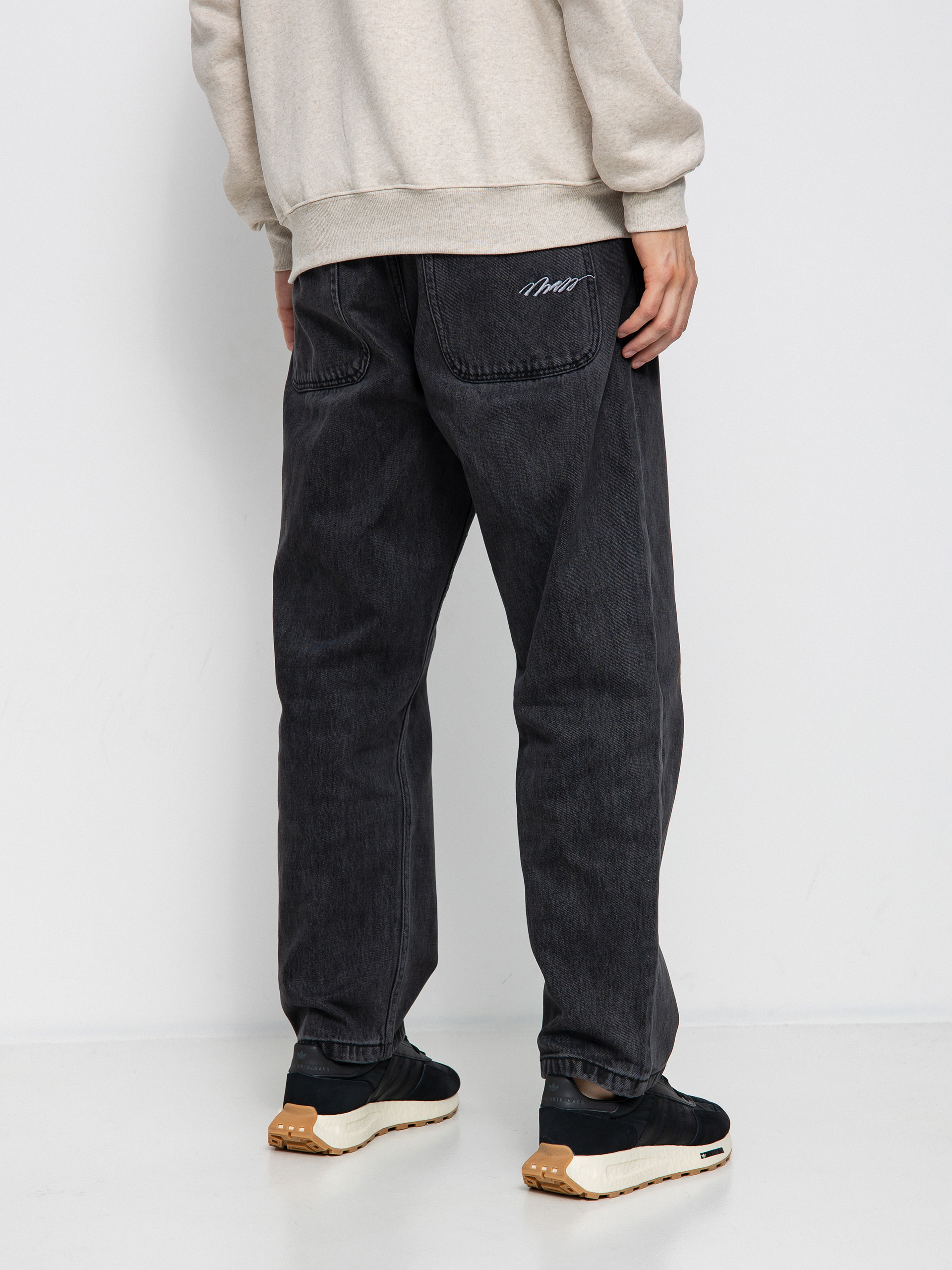 MassDnm Ignite Jeans Baggi Fit Pants (black washed)