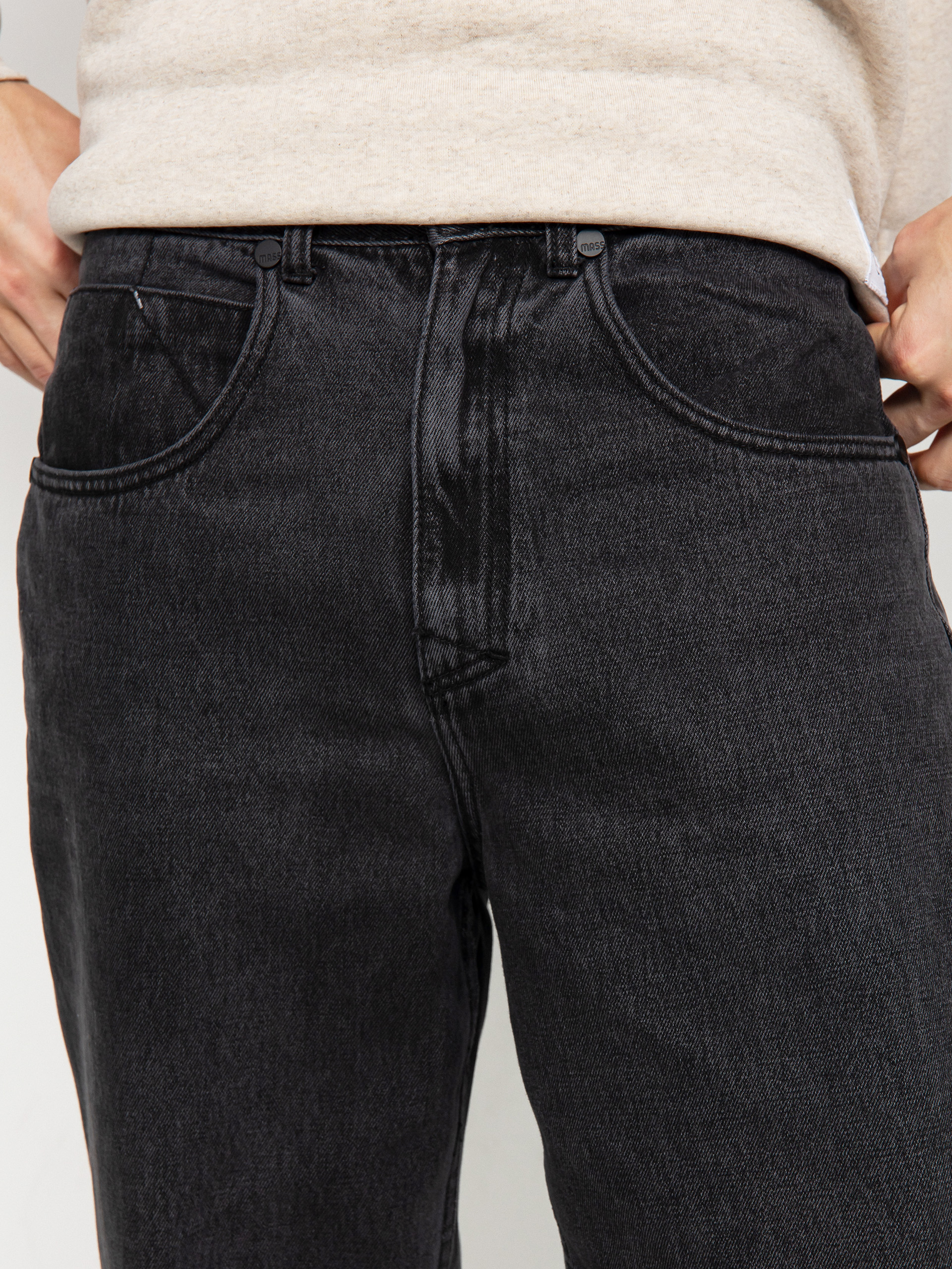 MassDnm Ignite Jeans Baggi Fit Pants (black washed)