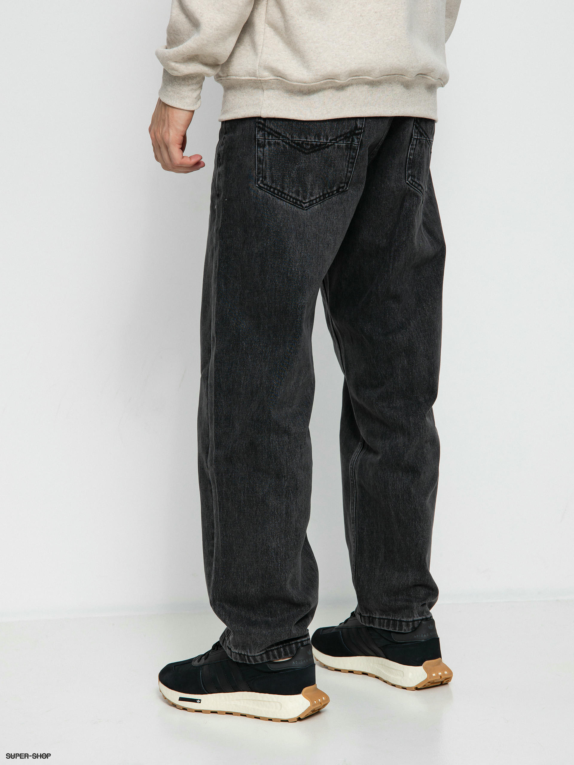 MassDnm Slang Jeans Baggy Fit Pants (black washed)