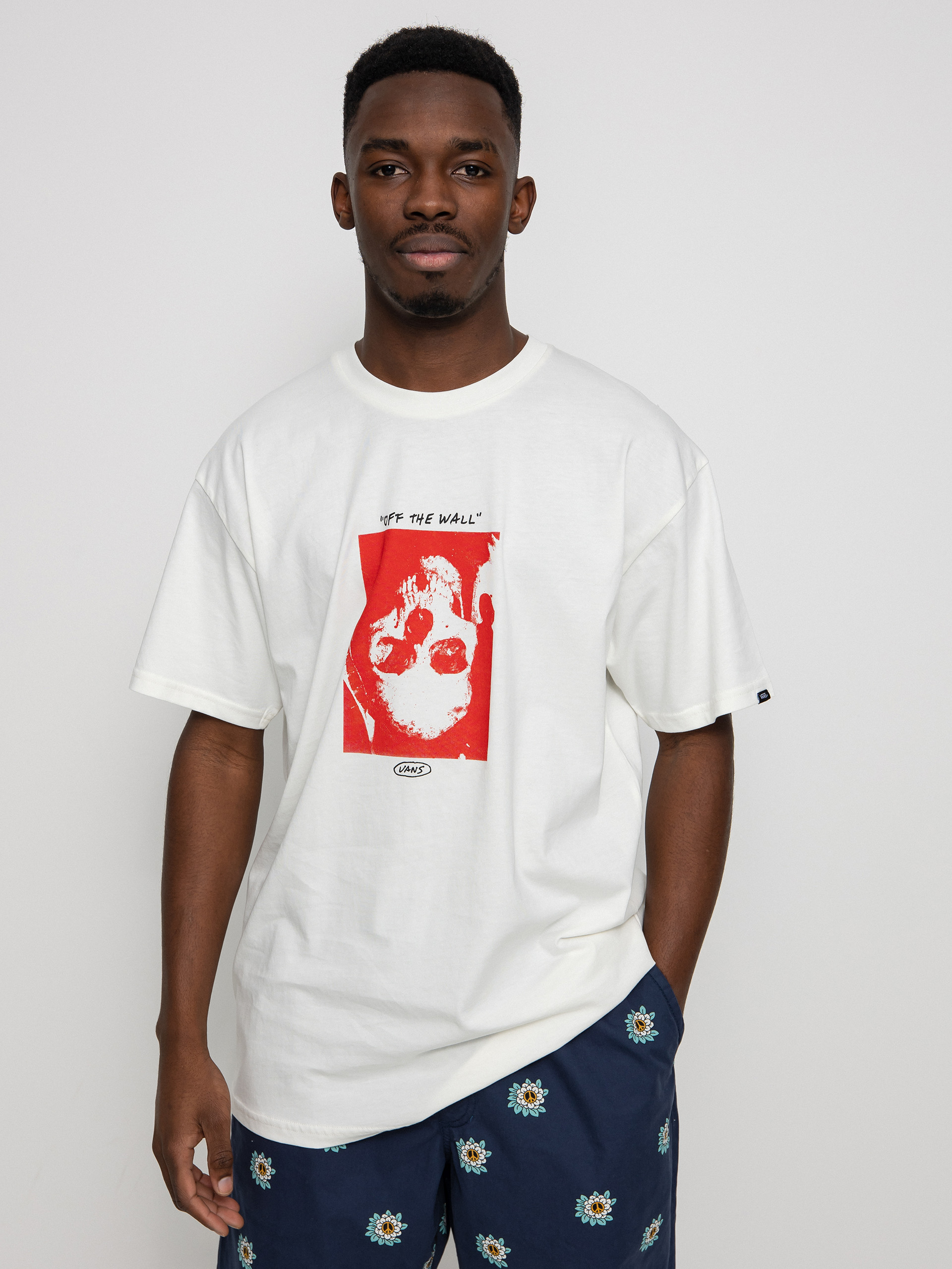 Vans Boxed Skull T-shirt (antique white)