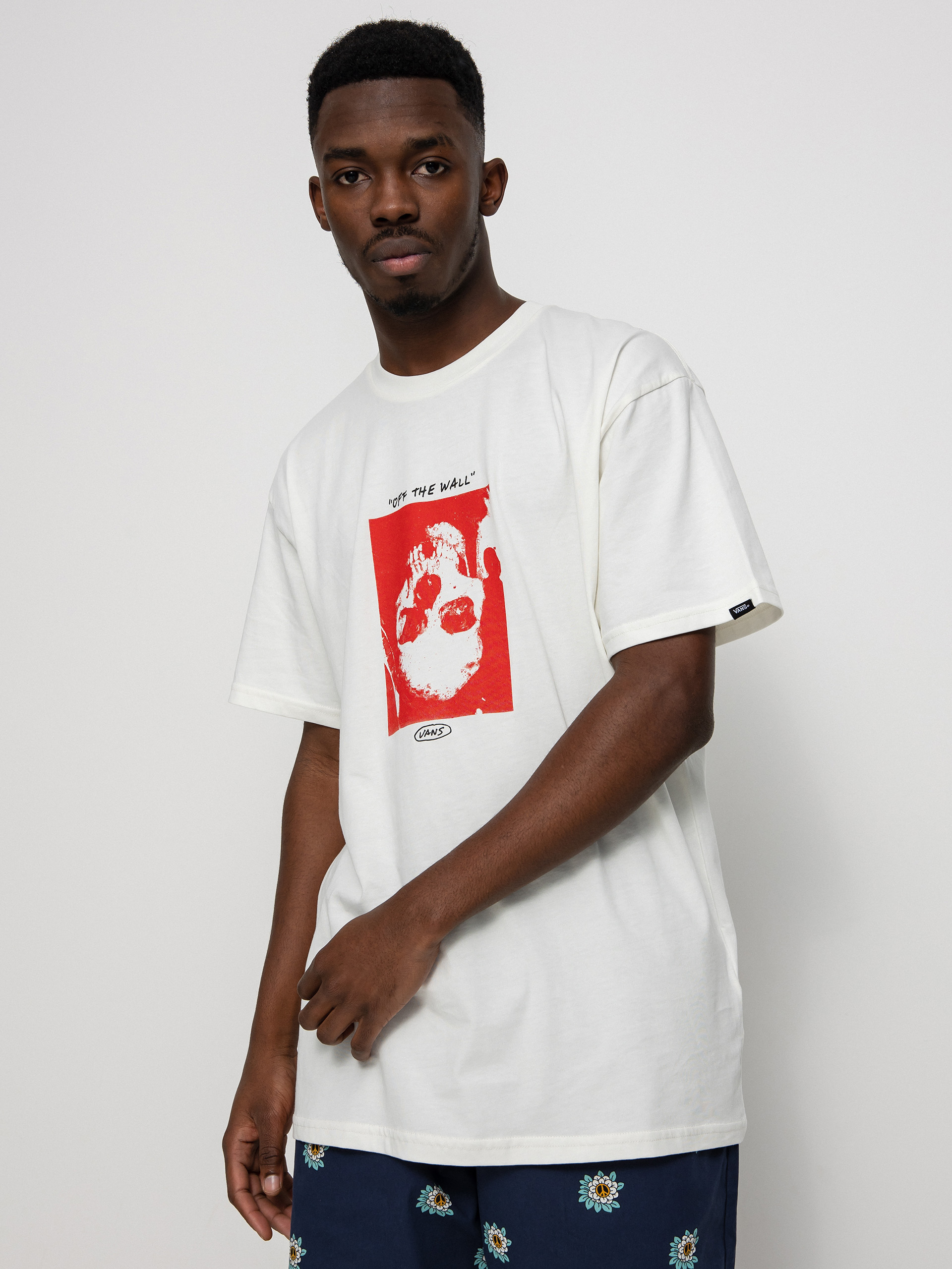 Vans Boxed Skull T-shirt (antique white)
