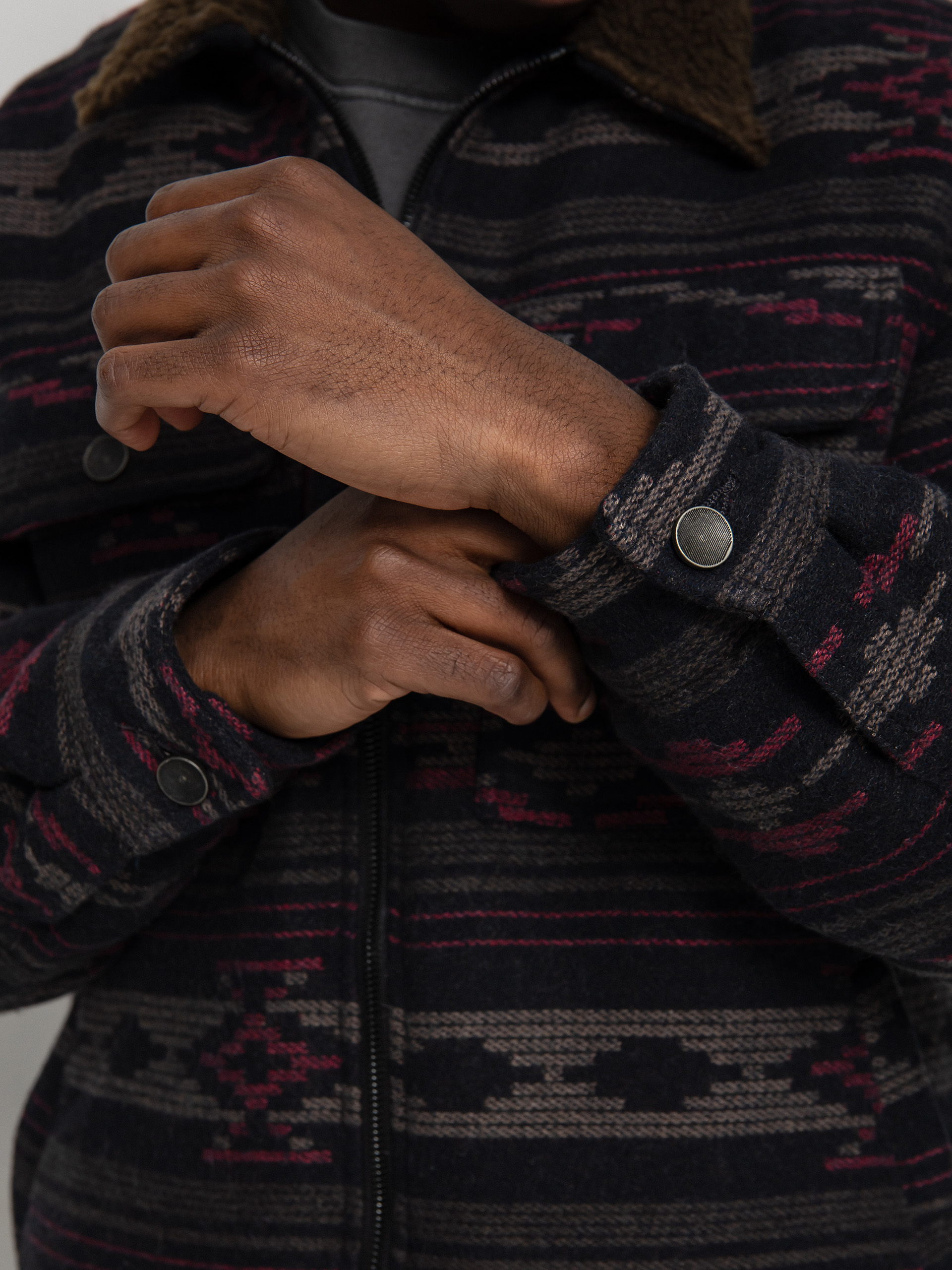 Billabong Barlow Sherpa Cord Jacket (navy)