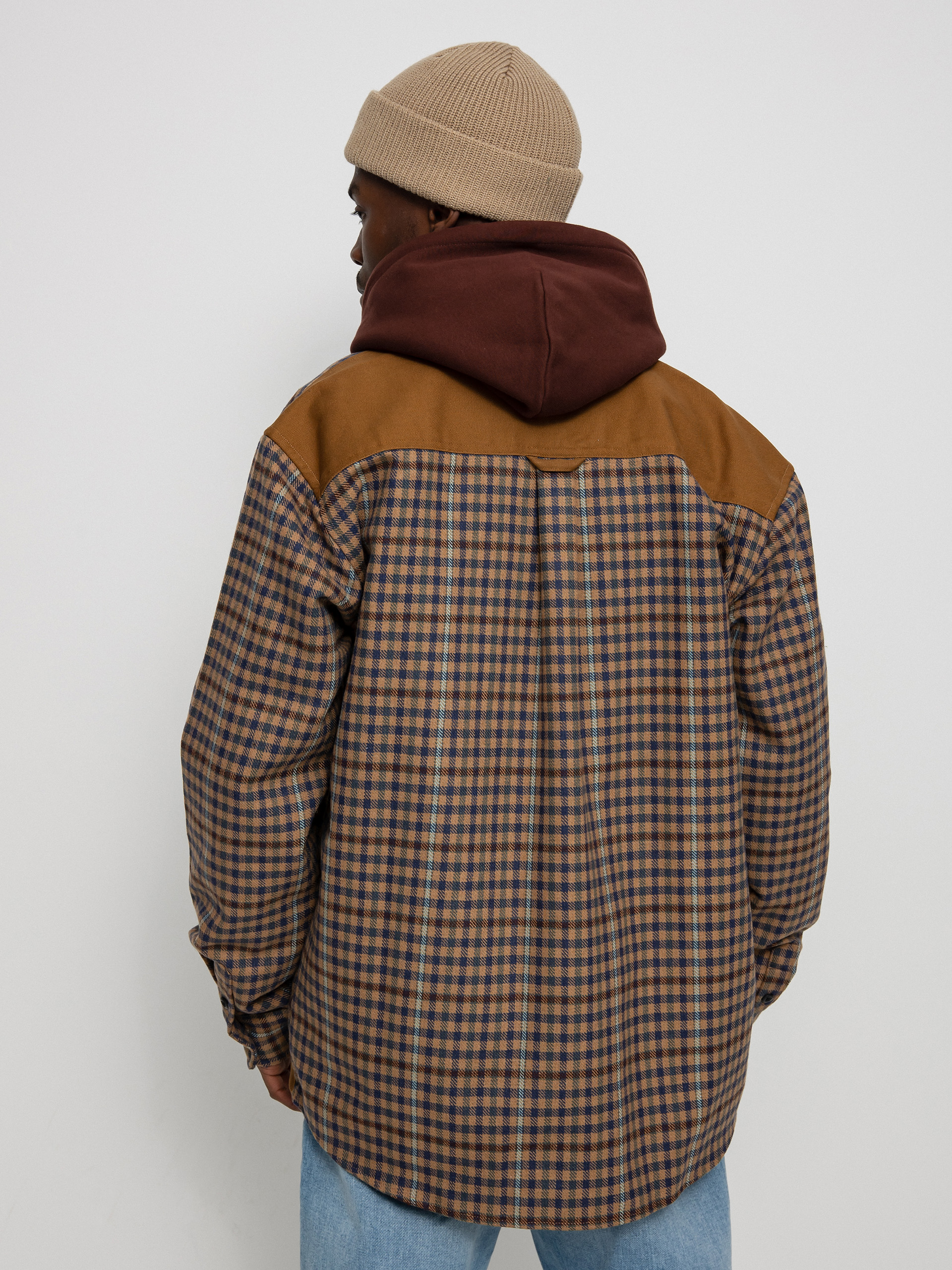 Carhartt WIP Asher Shirt (asher check/jasper/hamilton brown)