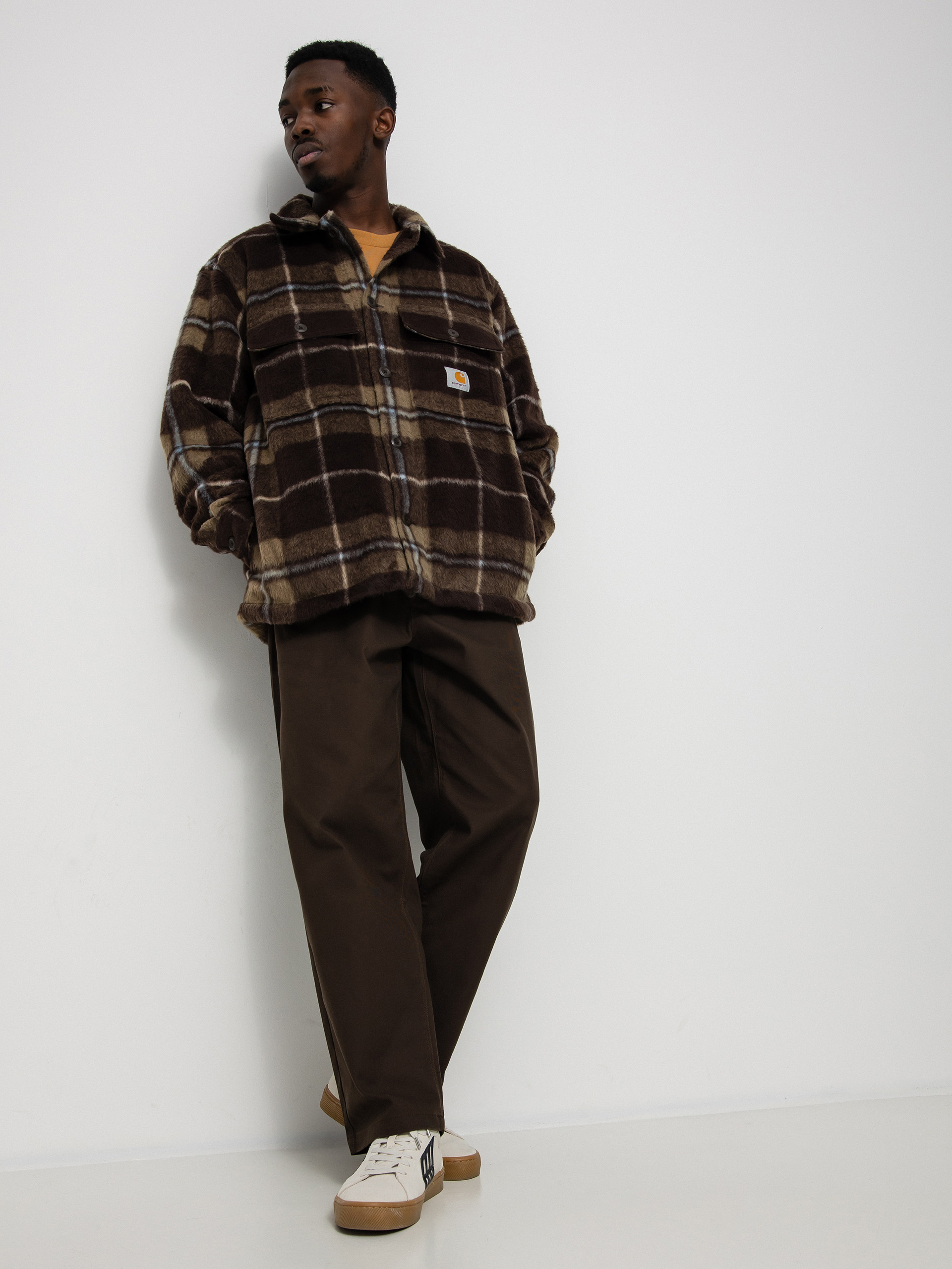 Carhartt WIP Manning Jacket (manning check/dark umber/leather)