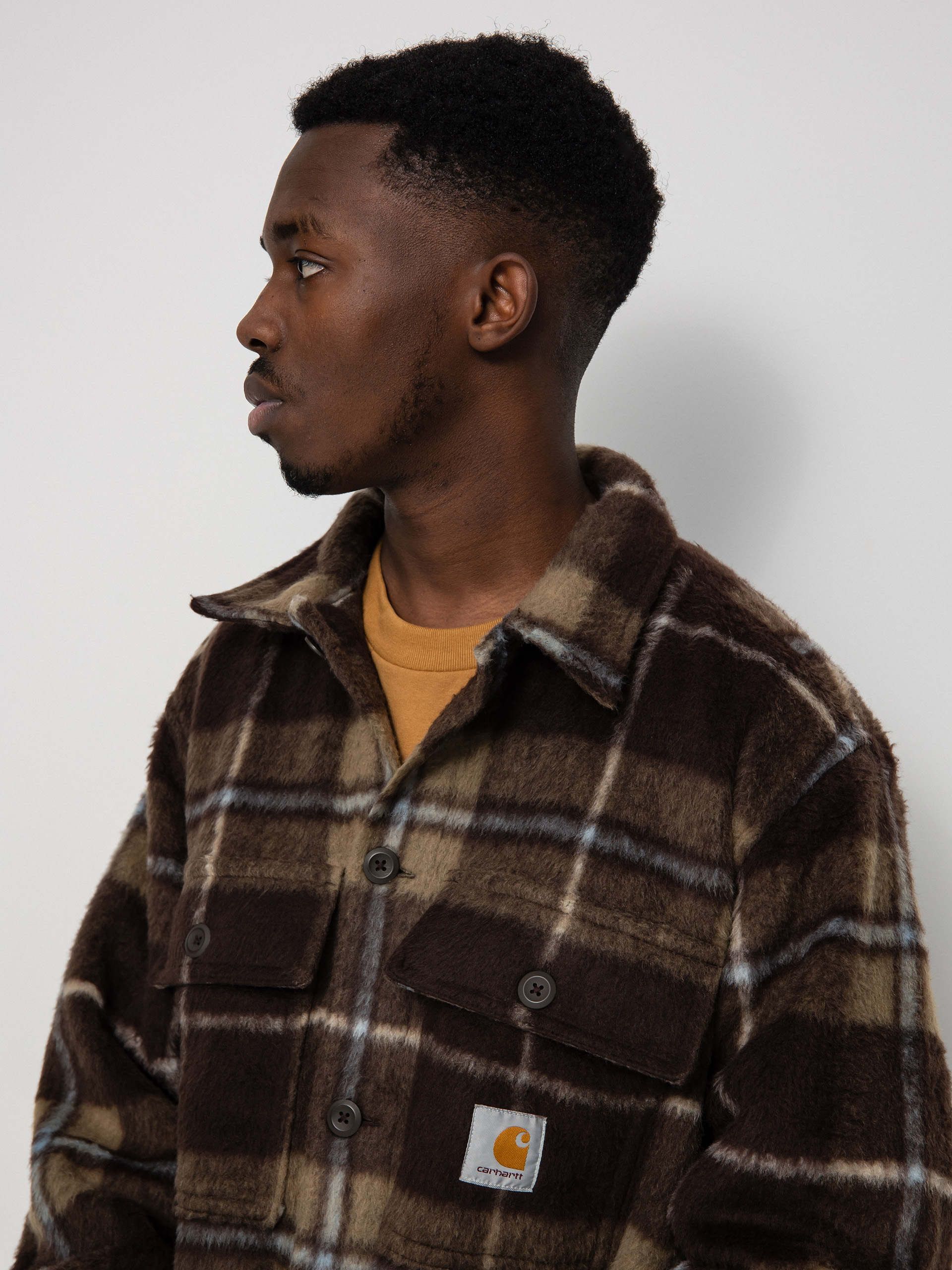 Carhartt WIP Manning Jacket (manning check/dark umber/leather)