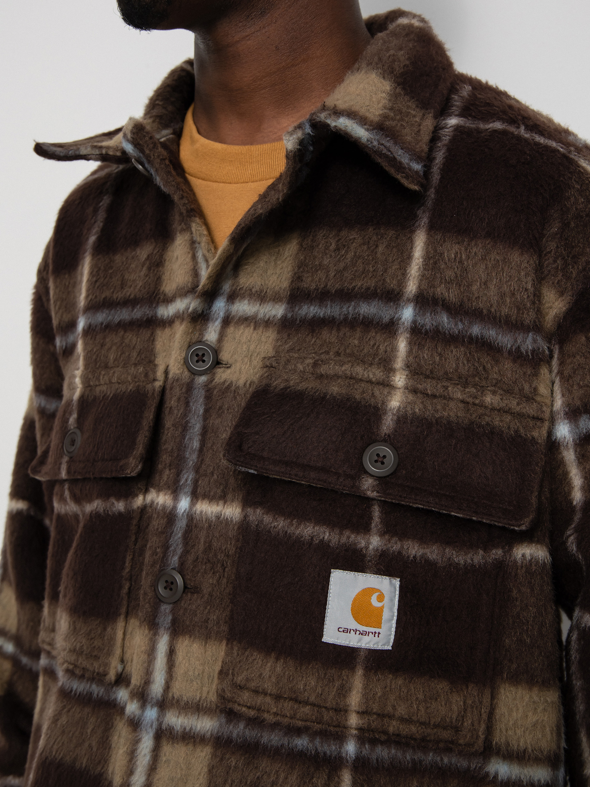 Carhartt WIP Manning Jacket (manning check/dark umber/leather)