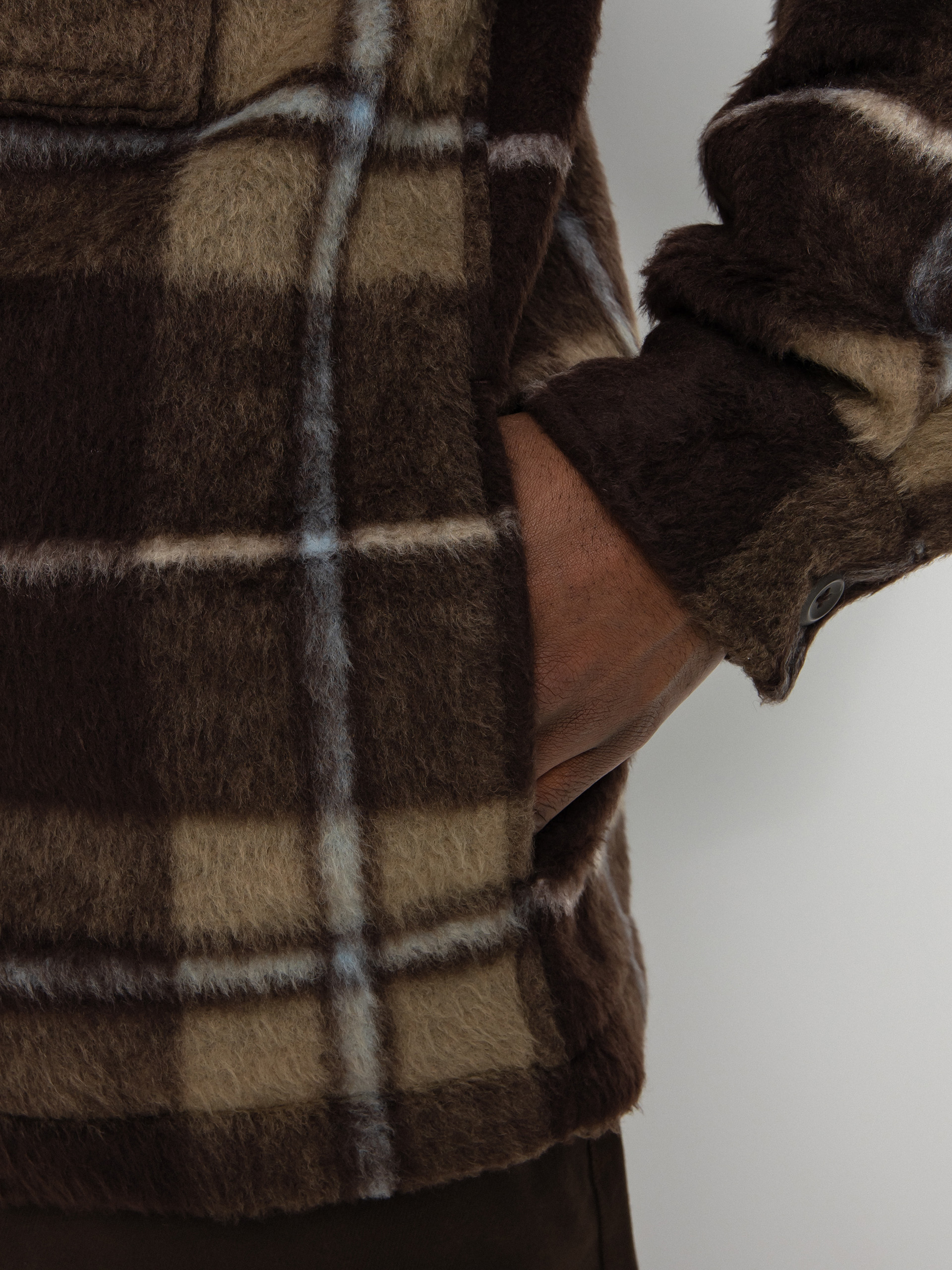 Carhartt WIP Manning Jacket (manning check/dark umber/leather)