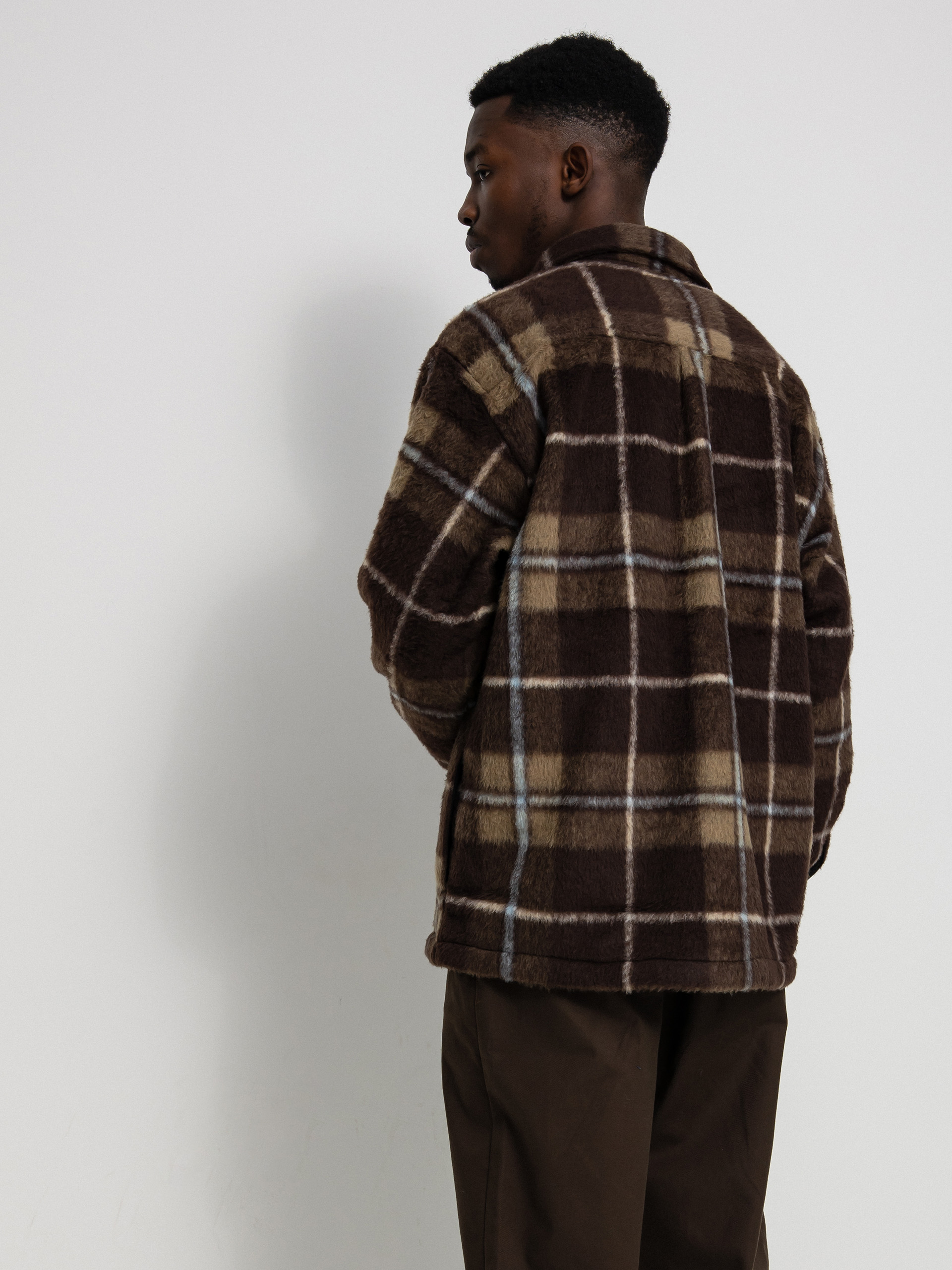 Carhartt WIP Manning Jacket (manning check/dark umber/leather)