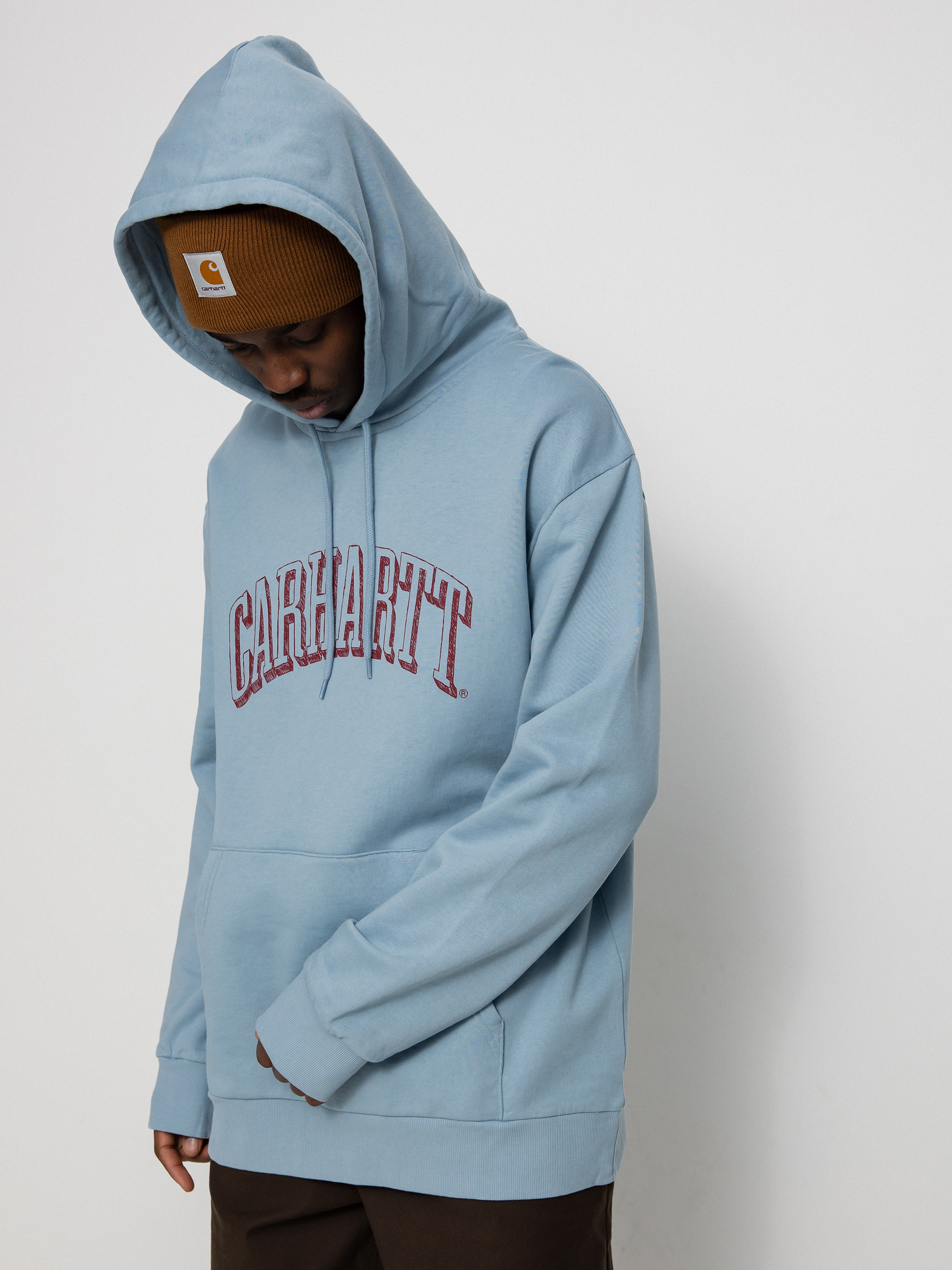 Carhartt WIP Scrawl HD Hoodie (misty sky/corvina)