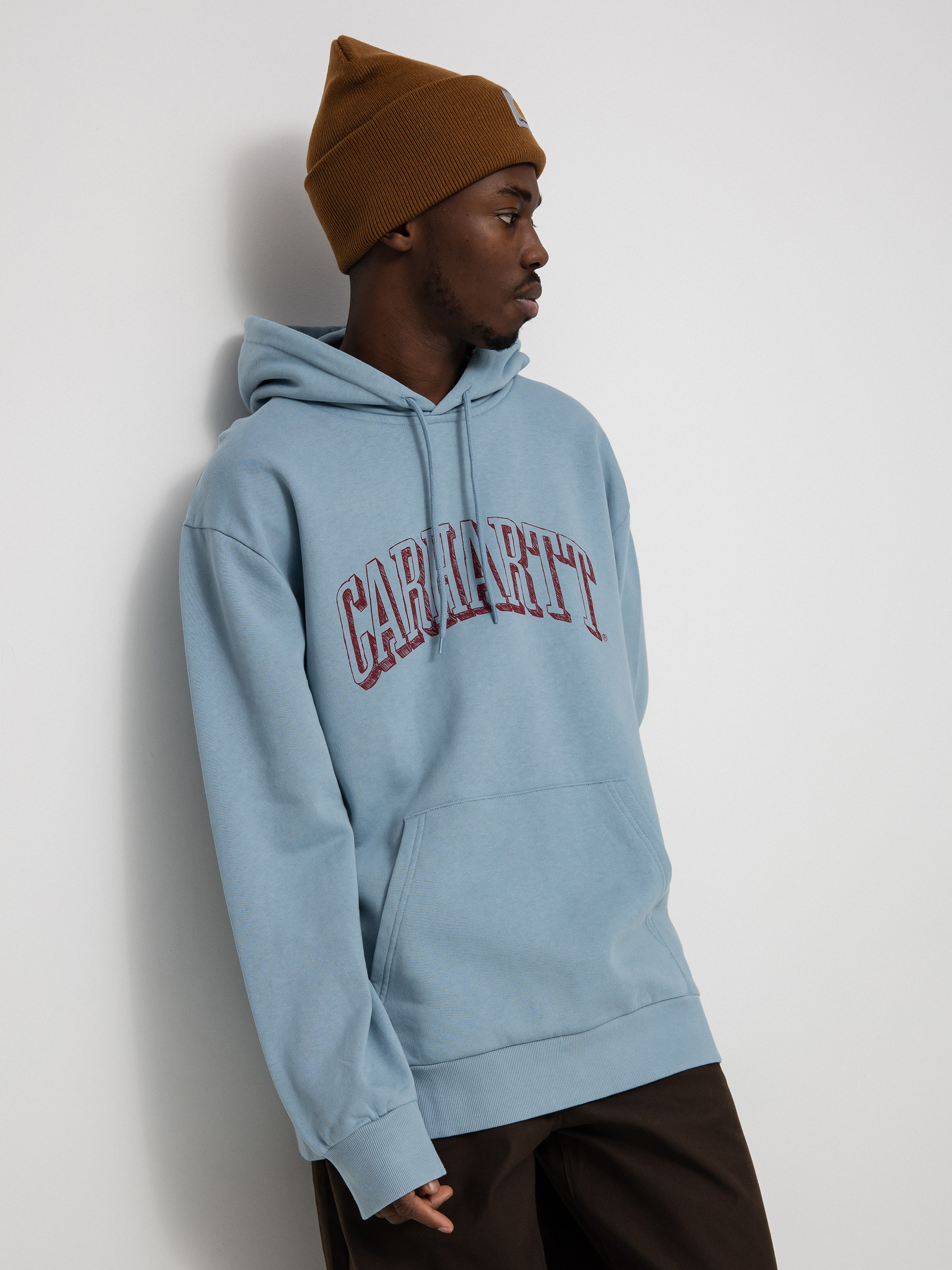 Carhartt WIP Scrawl HD Hoodie (misty sky/corvina)