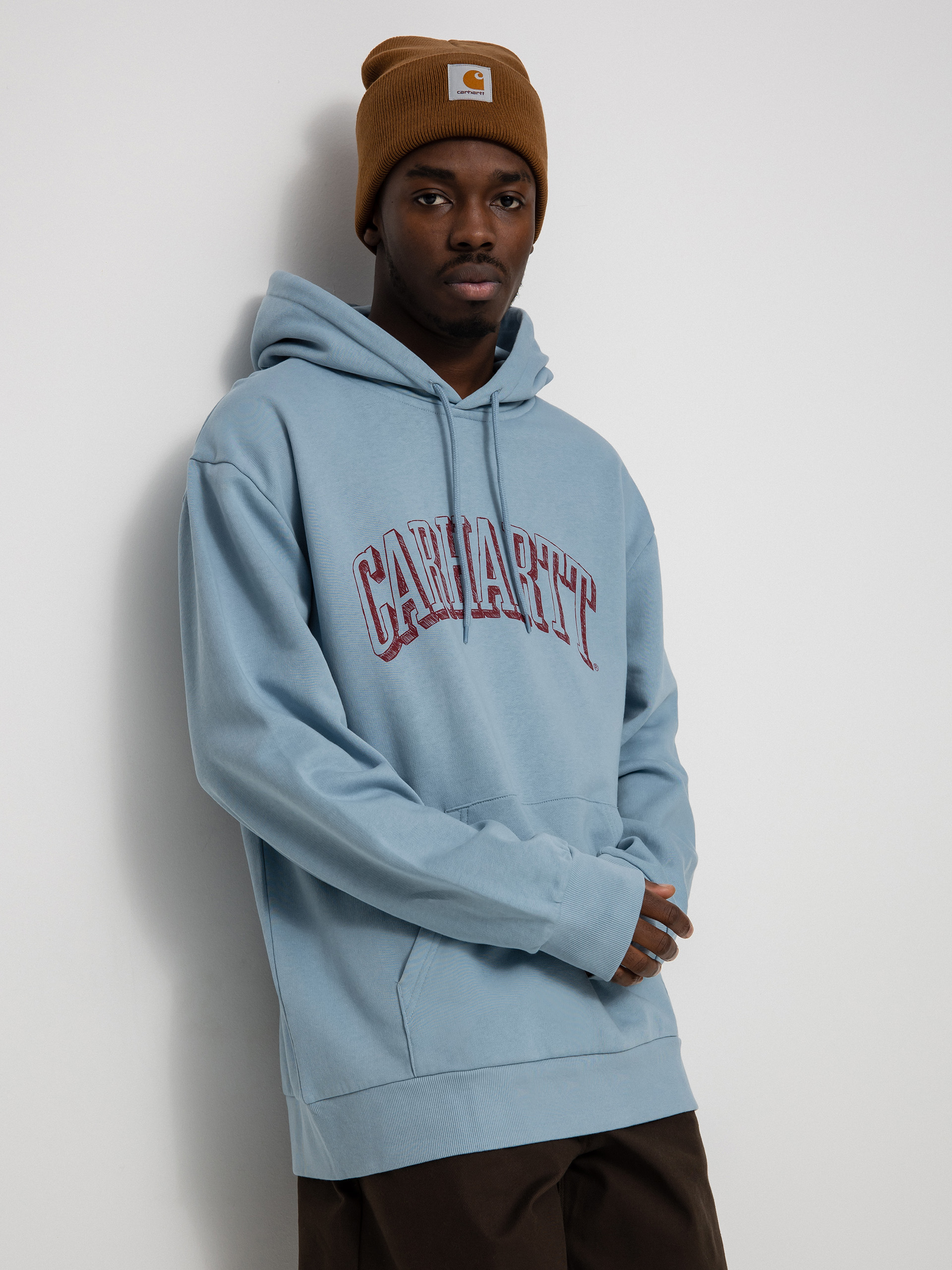 Carhartt WIP Scrawl HD Hoodie (misty sky/corvina)