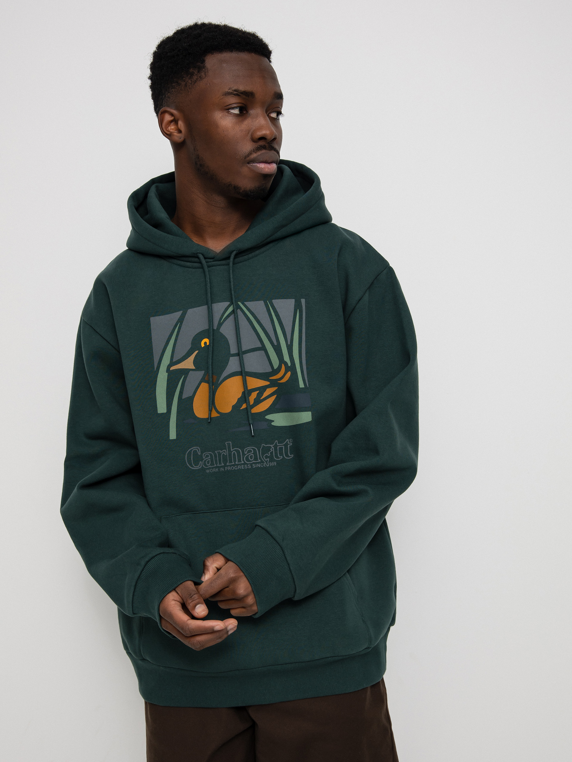 Carhartt WIP Duck Pond HD Hoodie (juniper)
