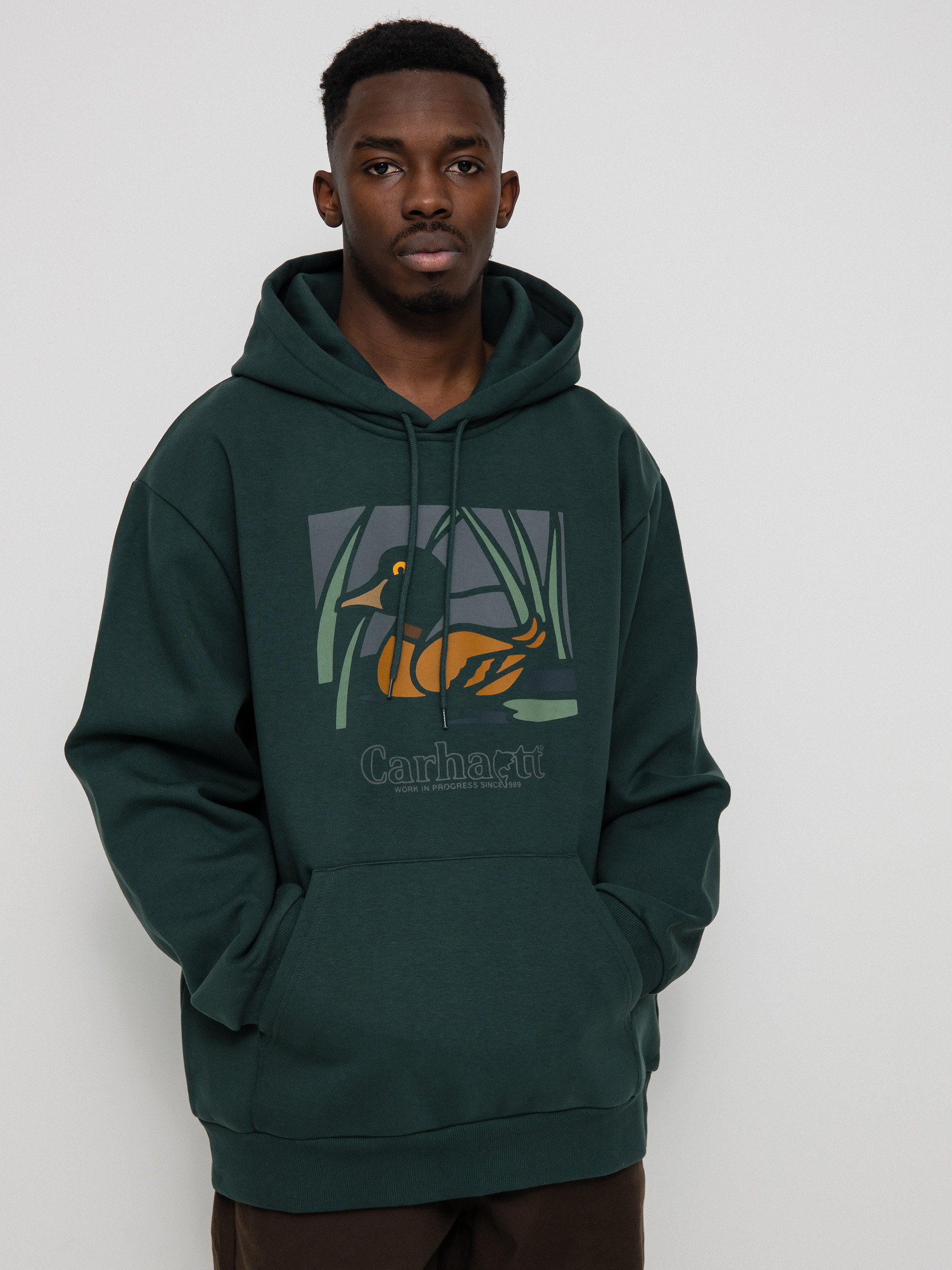 Carhartt WIP Duck Pond HD Hoodie (juniper)